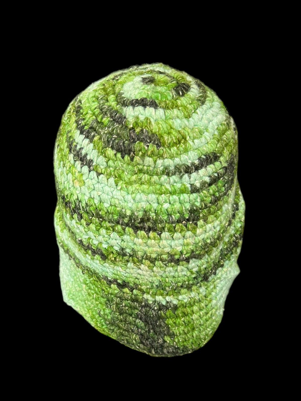 Japanese Brand × Kapital × Vintage Crochet Knitted Handmade Rare Design Hats ☠️☠️ Size ONE SIZE - 3 Thumbnail