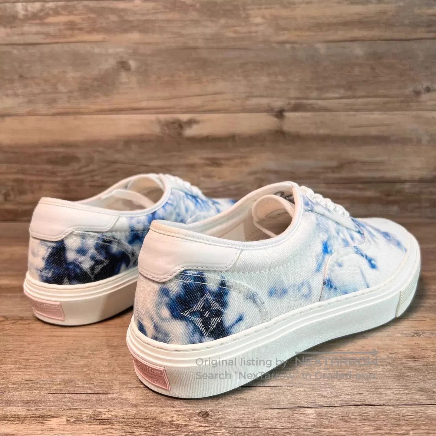 Louis Vuitton Multi Tie-Dye Low-Top Sneakers. Size US 7.5 / EU 40-41 - 3 Thumbnail