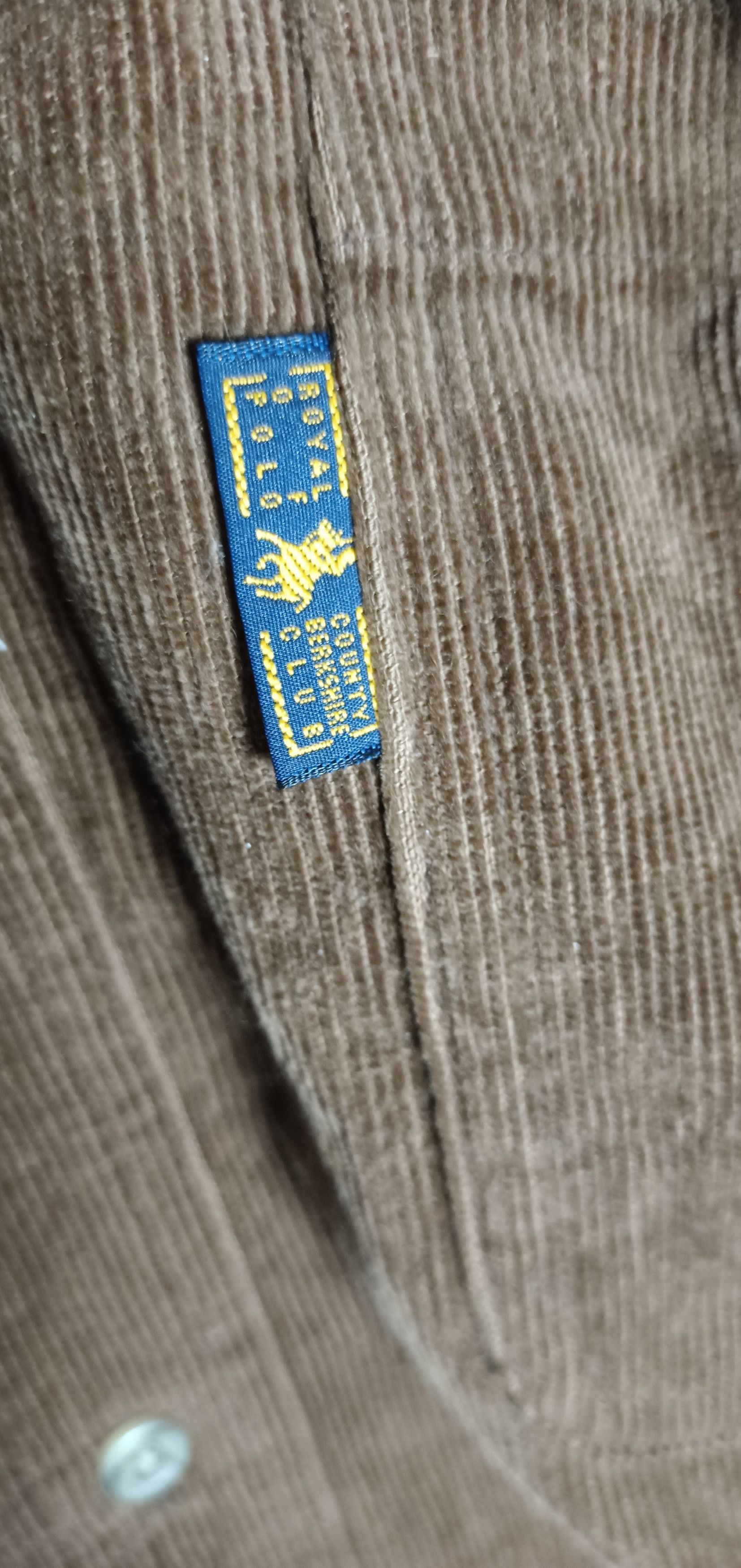 Polo Ralph Lauren × Vintage Polo Royal Club Country Corduroy Button Up Size US L / EU 52-54 / 3 - 8 Thumbnail