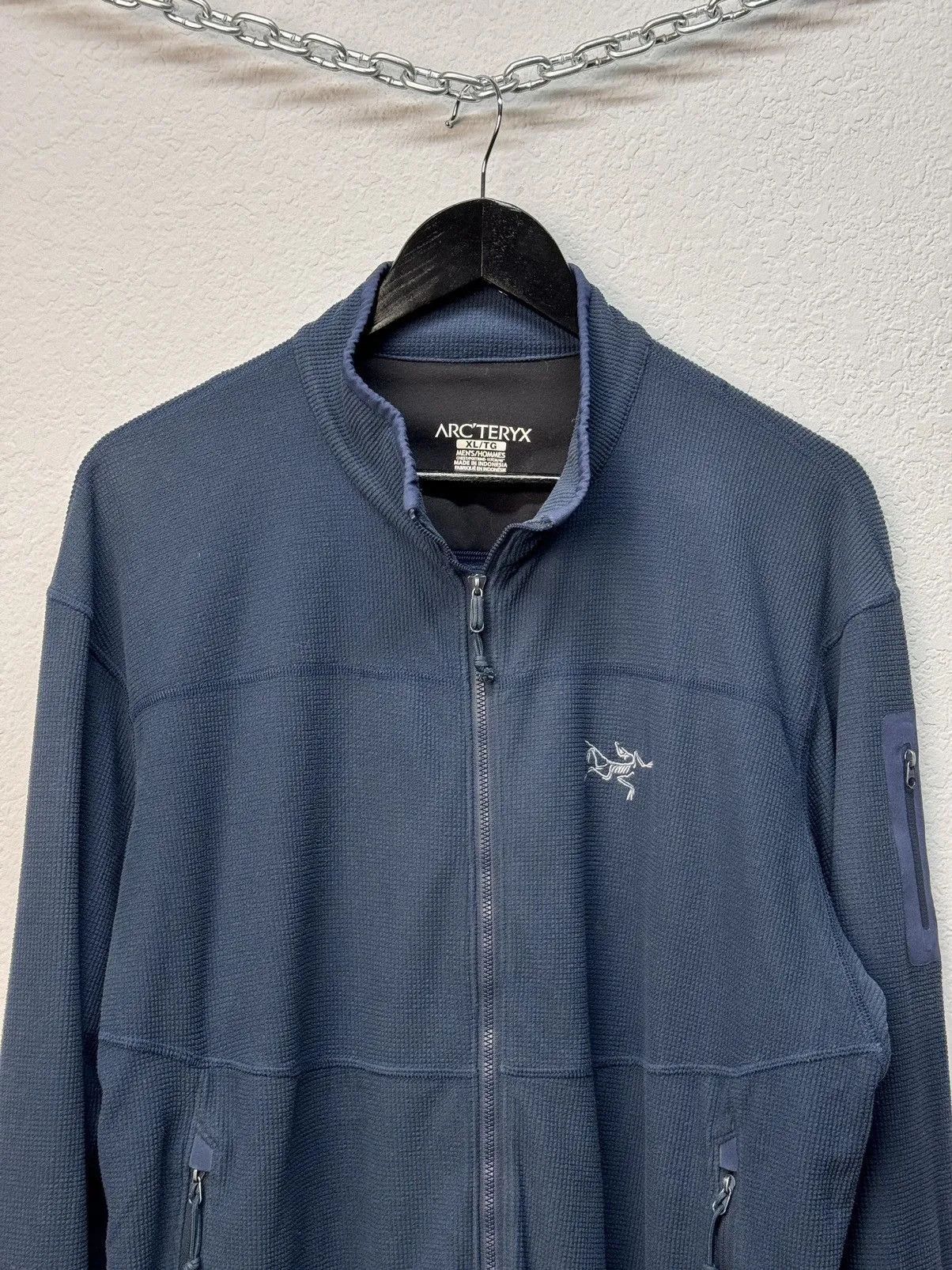 Vintage Arcteryx Polartec Full Zip Fleece Jacket Brown