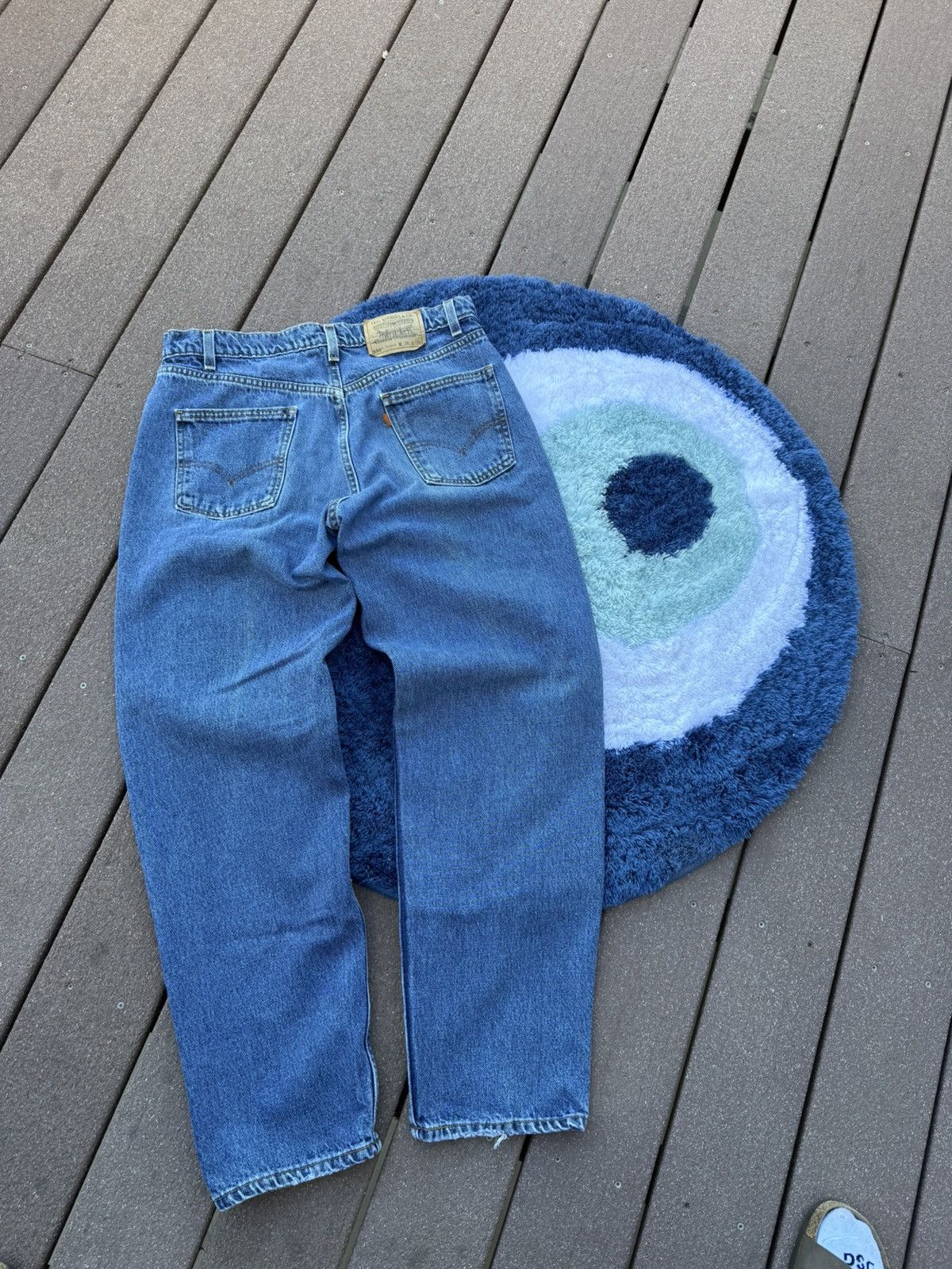 Levi's Vintage Levi’s 550 Orange Tab Jeans Size US 36 / EU 52 - 1 Thumbnail