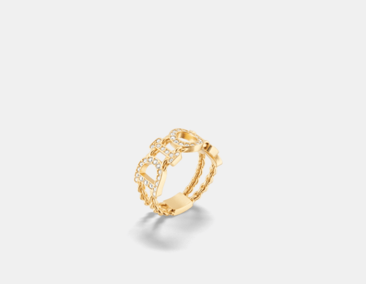 Dior o1w1db10126 R2143W Size :OS / Evolution Ring in Gold/Silver Size ONE SIZE - 1 Thumbnail