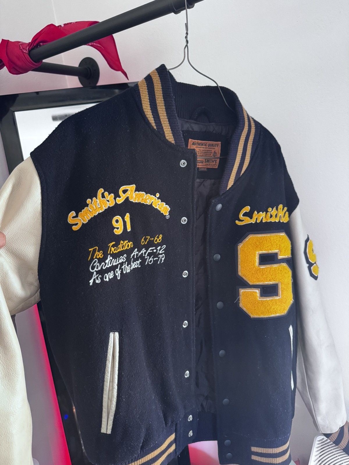 Smith's American Vintage Smith's American 91 Varsity Jacket Size US L / EU 52-54 / 3 - 2 Thumbnail