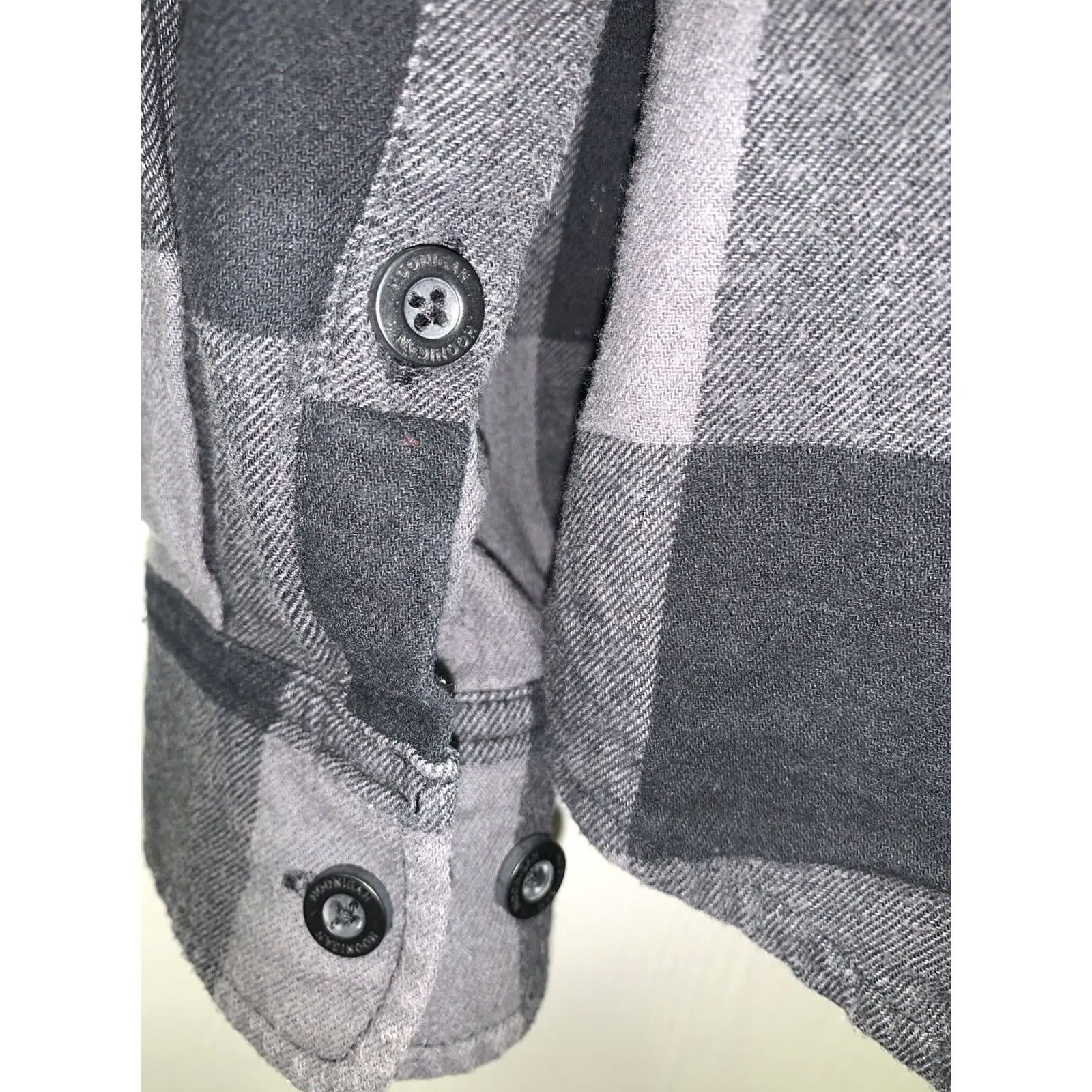 Joe Browns Hoonigan Ken Block H Icon Flannel Button-Up Shirt Gray Black L Shirt Mens Plaid Long Sleeve Button-Down Pocket Limited Edition Size US L / EU 52-54 / 3 - 7 Thumbnail