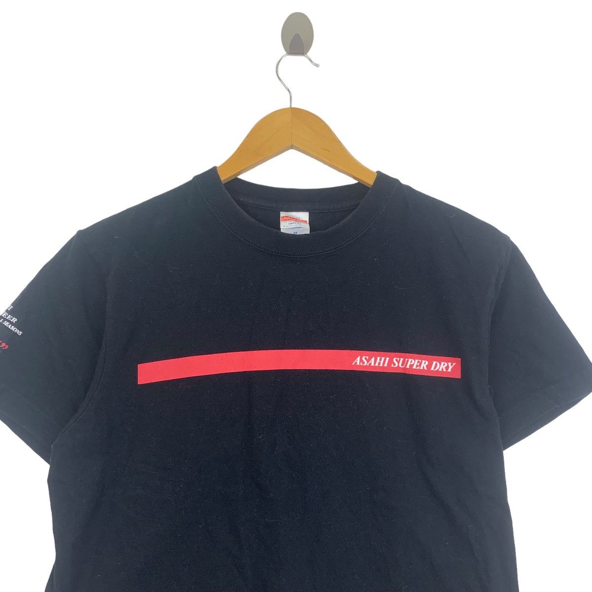 90s vintage 企業もの アサヒビール Tシャツ 加勢大周サイン