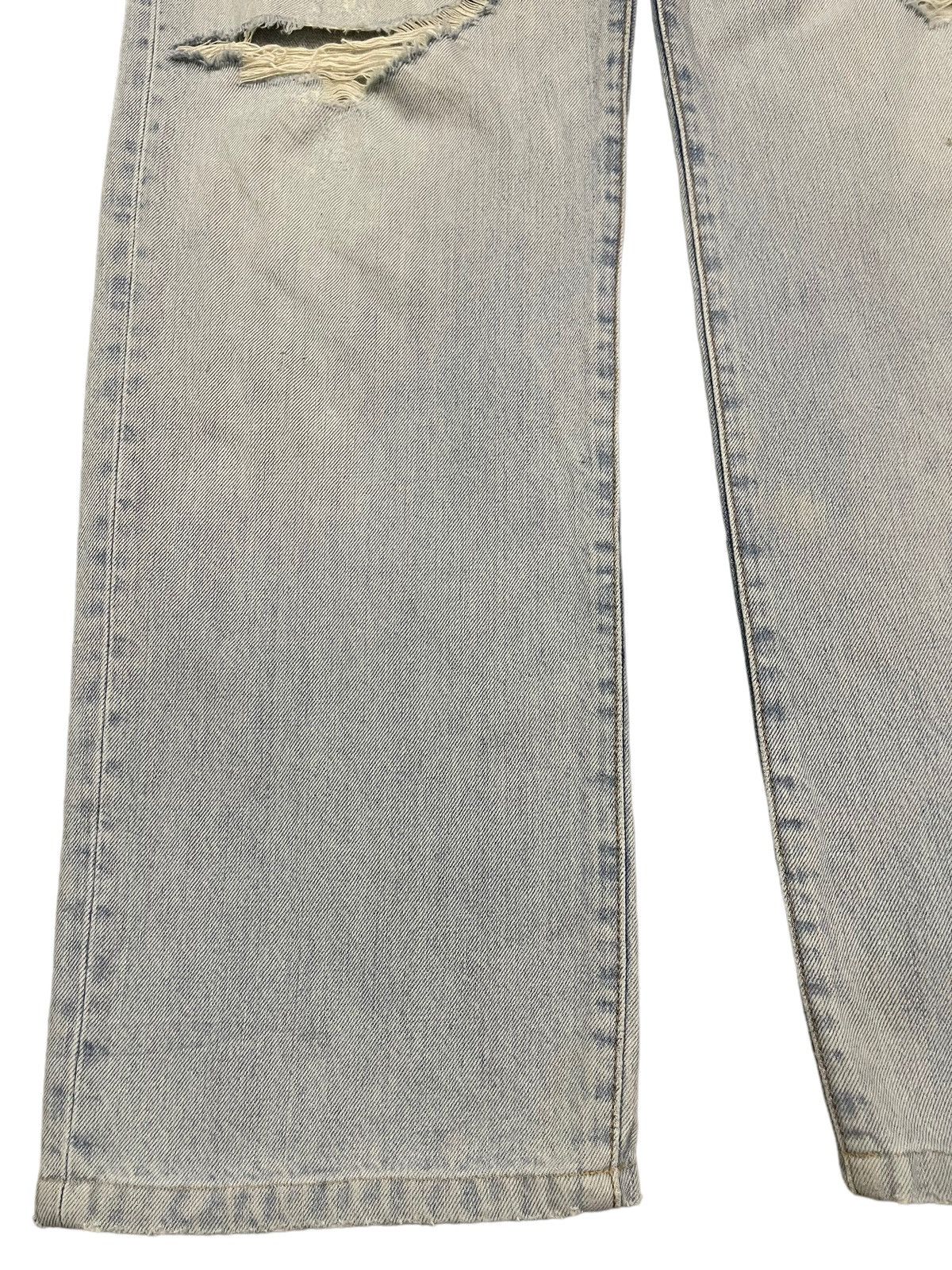 14th Addiction Vintage Japanese Brand Blue Wash Distressed Baggy Jeans Size US 32 / EU 48 - 5 Thumbnail