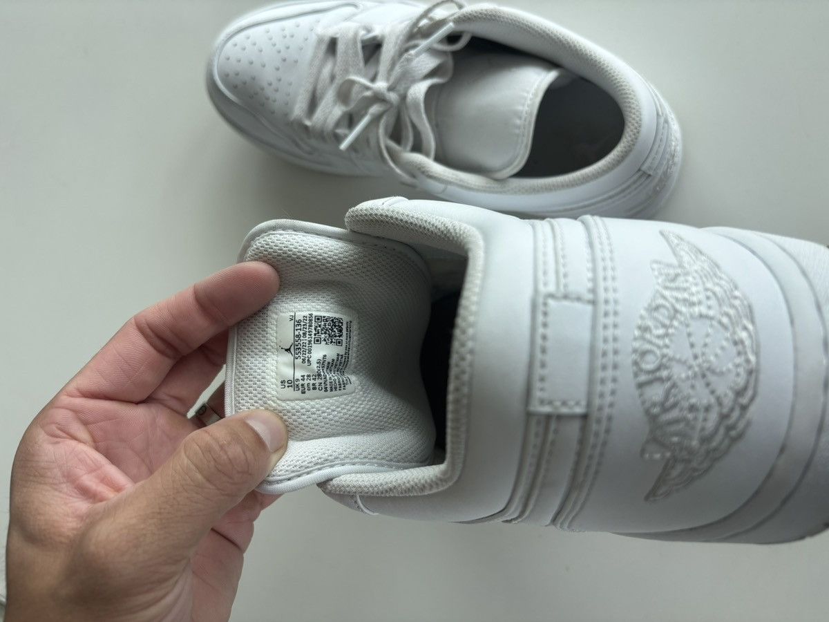 Nike Nike Air Jordan 1 White Size 10 Barely Worn Size US 10 / EU 43 - 3 Thumbnail