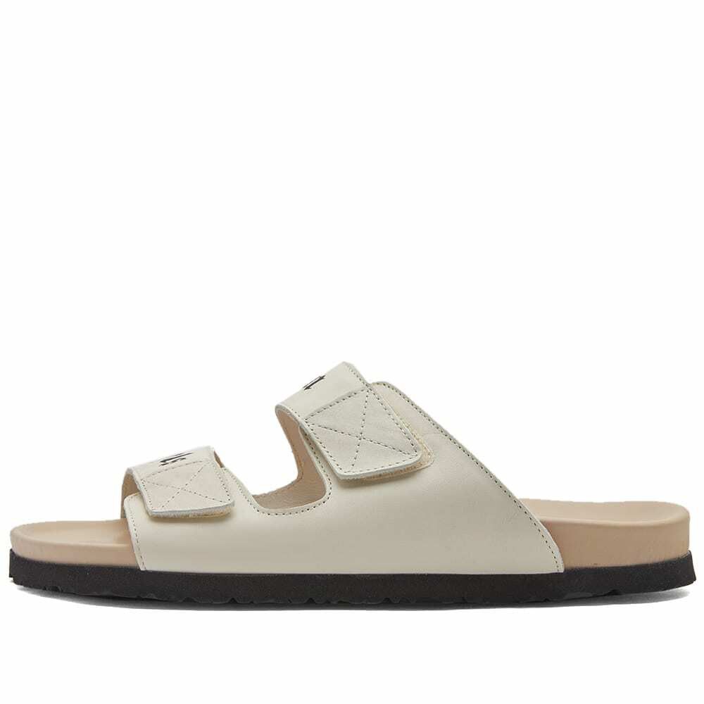 Palm Angels o1y0325 Logo Slippers in Off White/Beige Size US 11 / EU 44 - 1 Thumbnail