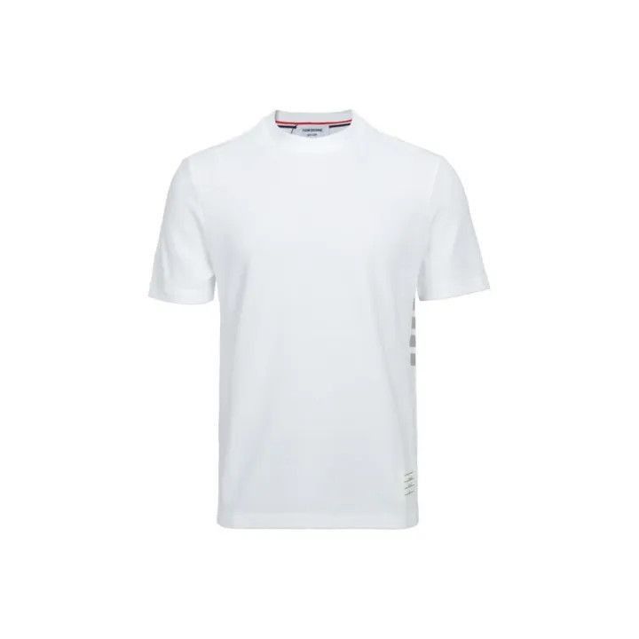 Thom Browne Thom Browne White Crew Neck T-Shirt -2507 Size US S / EU 44-46 / 1 - 4 Thumbnail