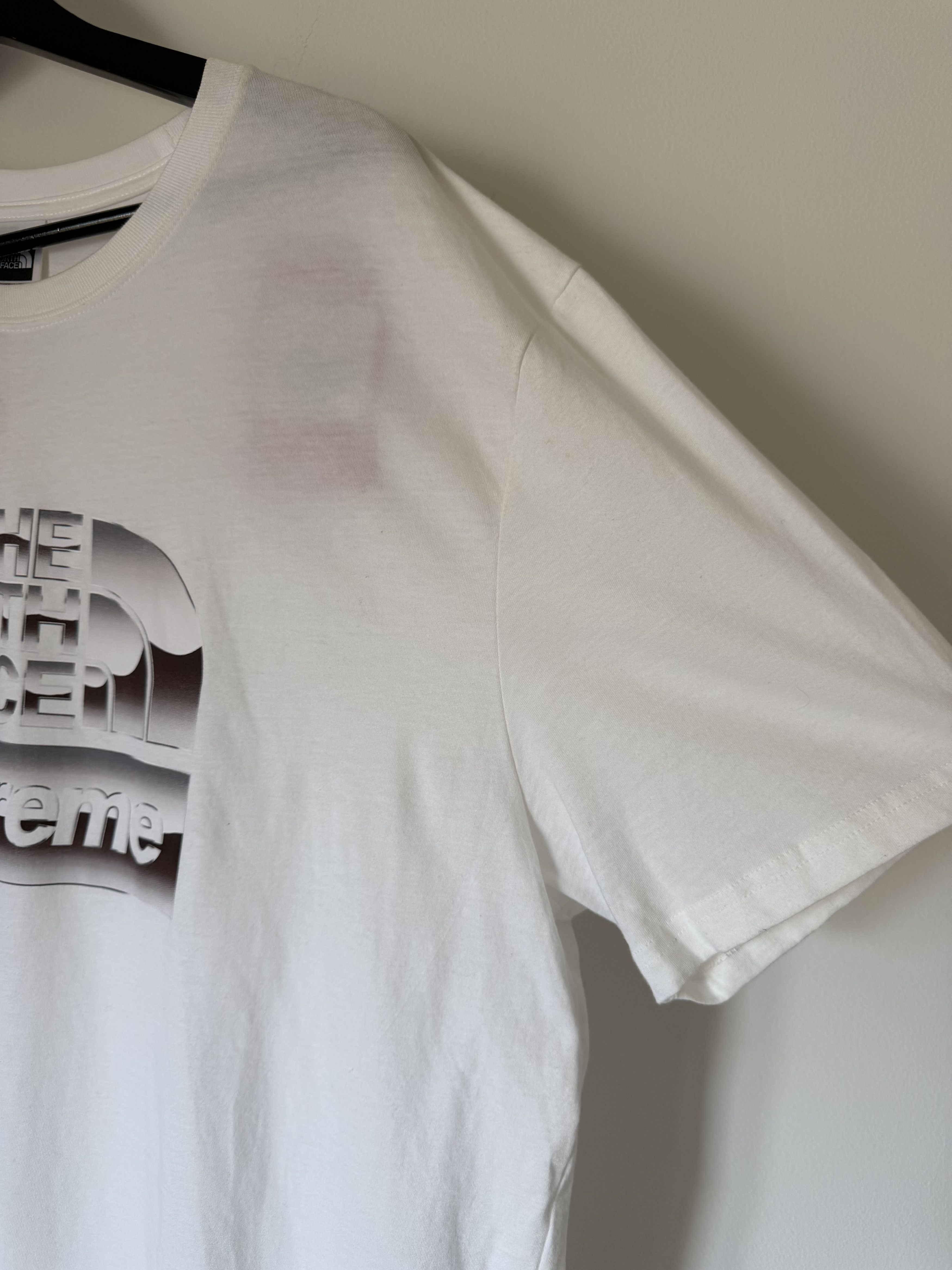 Supreme × The North Face Supreme The North Face Metallic Logo Tee in White Size US XL / EU 56 / 4 - 3 Thumbnail