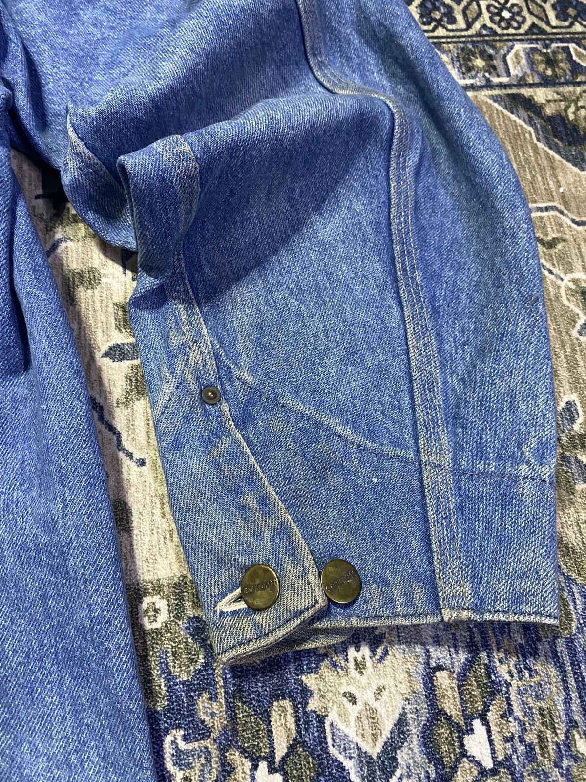 Carhartt Vintage 80s Carhartt Chore Denim Jacket Size US L / EU 52-54 / 3 - 10 Thumbnail