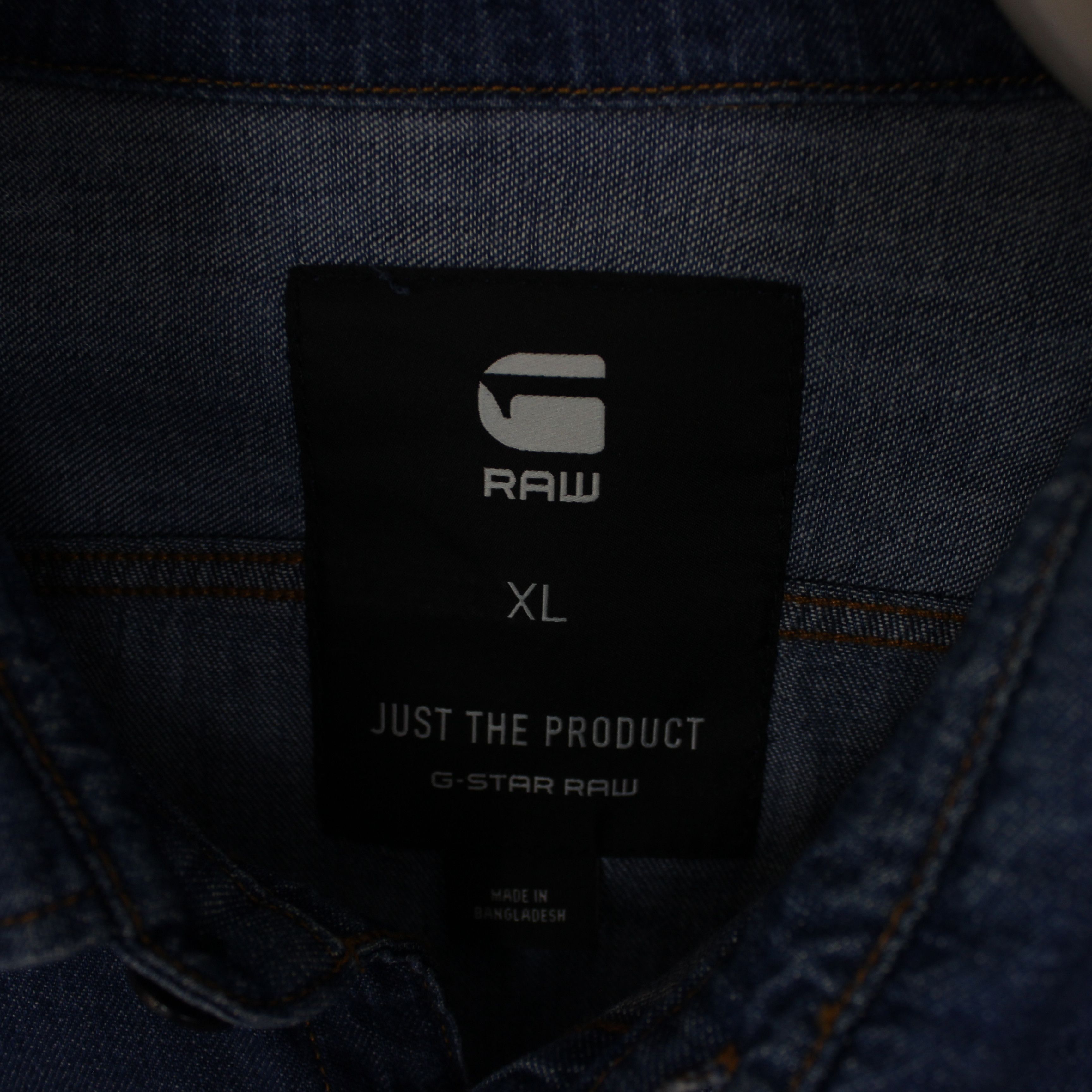 G-Star G-Star Raw Overhemd Aged Denim - XL heavy shirt Size US XL / EU 56 / 4 - 5 Thumbnail