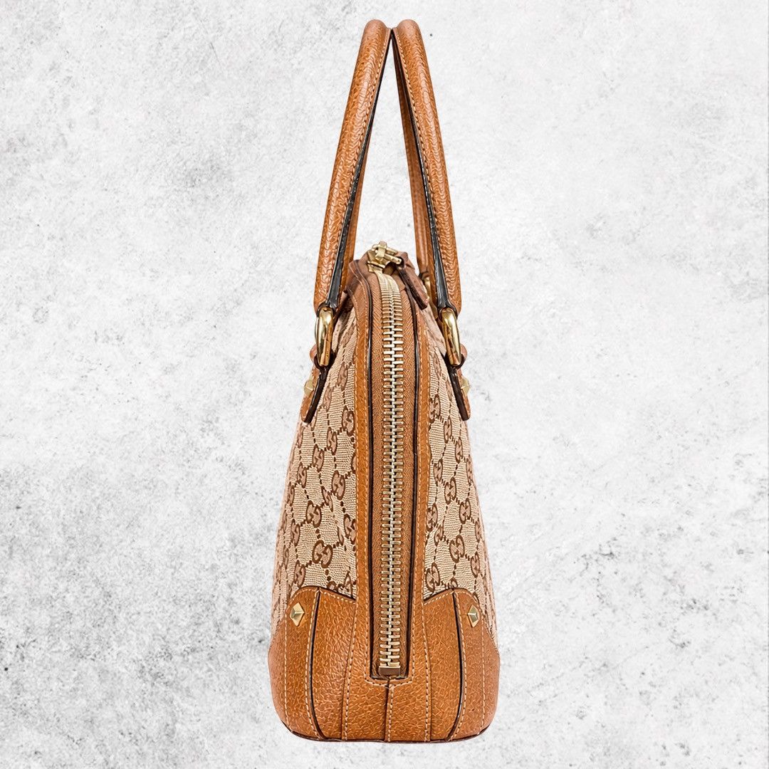 Gucci Gucci GG Canvas Abbey Boston Bag Monogram Dome Satchel Y2K Size ONE SIZE - 4 Thumbnail