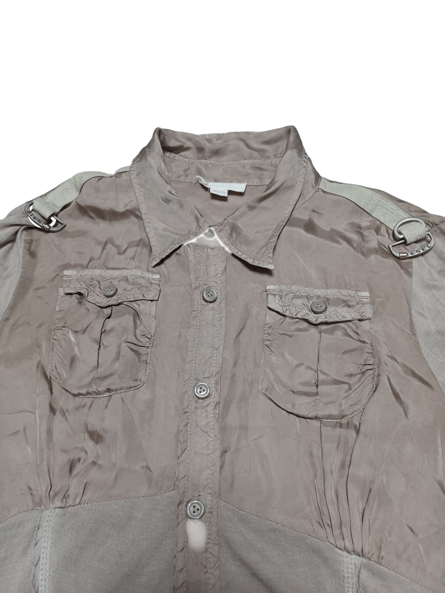 Diesel DIESEL VINTAGE AVANT GARDE LADY`S BLOUSE VISCOSE TEE Size XL / US 12-14 / IT 48-50 - 2 Thumbnail