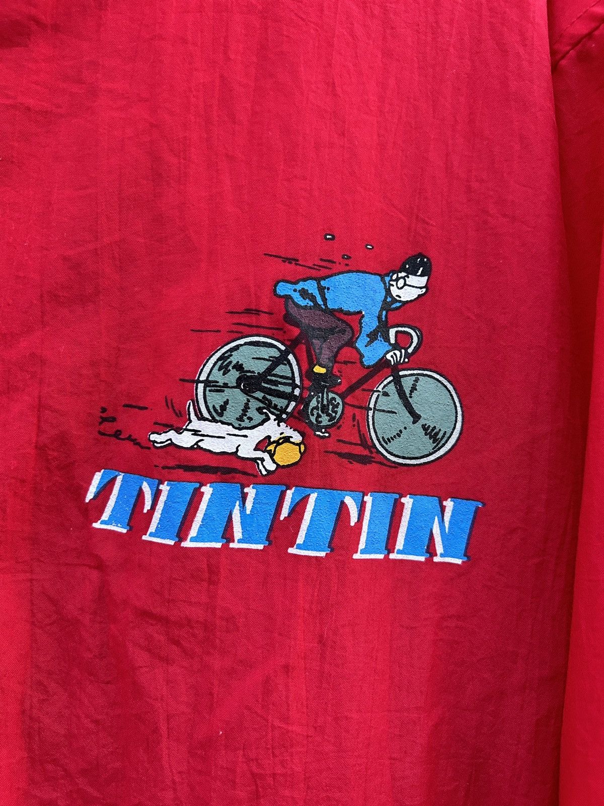 Vintage 90s Vintage TinTin Comics Herge Lightweight Jacket Size US M / EU 48-50 / 2 - 2 Thumbnail