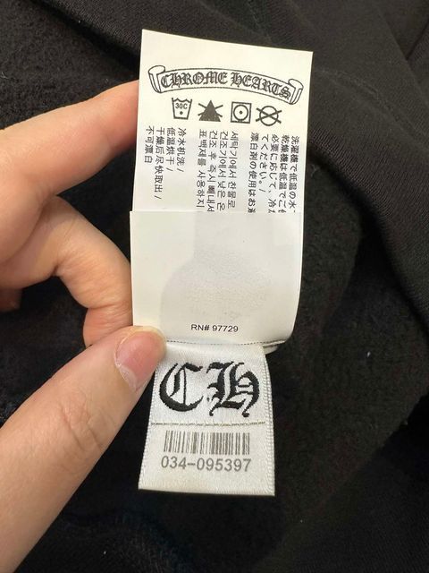 Chrome Hearts CHROME HEARTS Triple Cross Embroidery Hoodie Zip Up BLACK Size US S / EU 44-46 / 1 - 10 Thumbnail