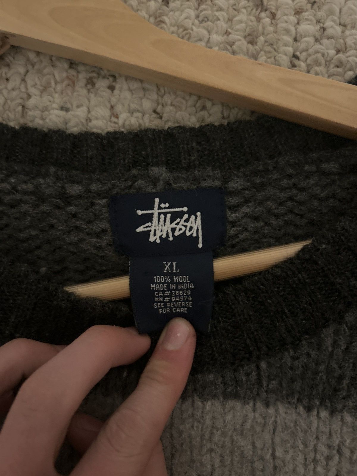 Stussy knit sweater
