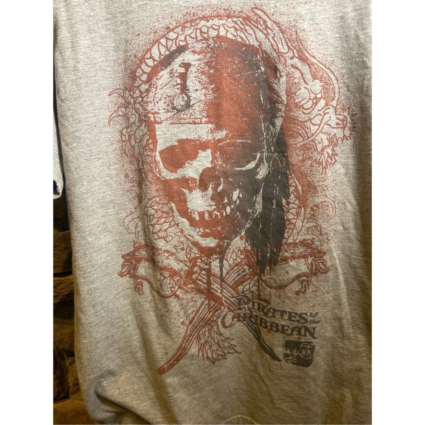 Vintage Vintage Y2K Pirates of the Carribean Tshirt Grey Size US M / EU 48-50 / 2 - 2 Thumbnail