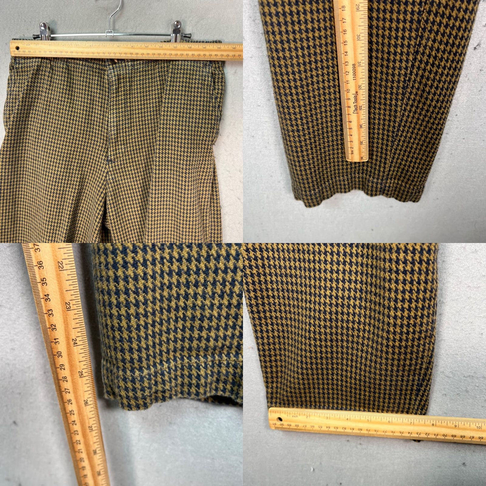 Dockers DOCKERS Mens Size Small Organic Cotton Straight Leg Houndstooth Pants Size US 29 - 8 Thumbnail