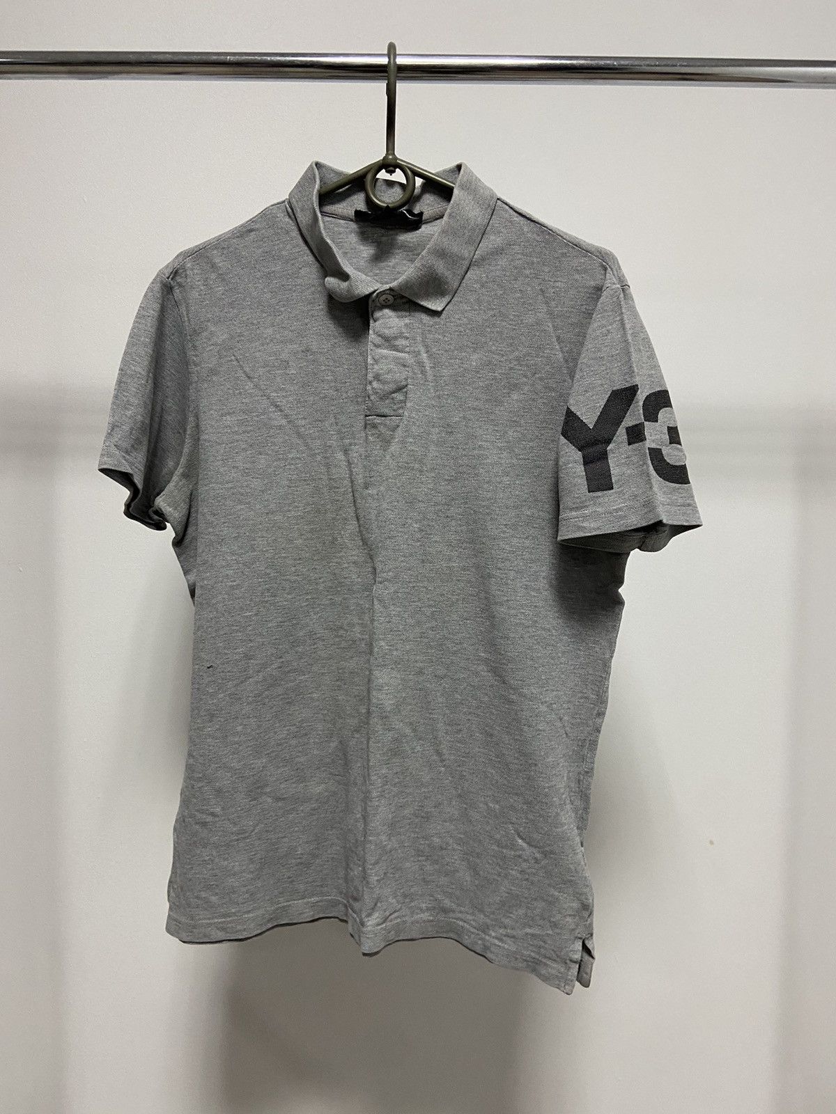 Vintage × Y-3 × Yohji Yamamoto Y-3 Yohji Yamamoto Vintage T-Shirt Polo big sleeve Logo Size US M / EU 48-50 / 2 - 1 Thumbnail
