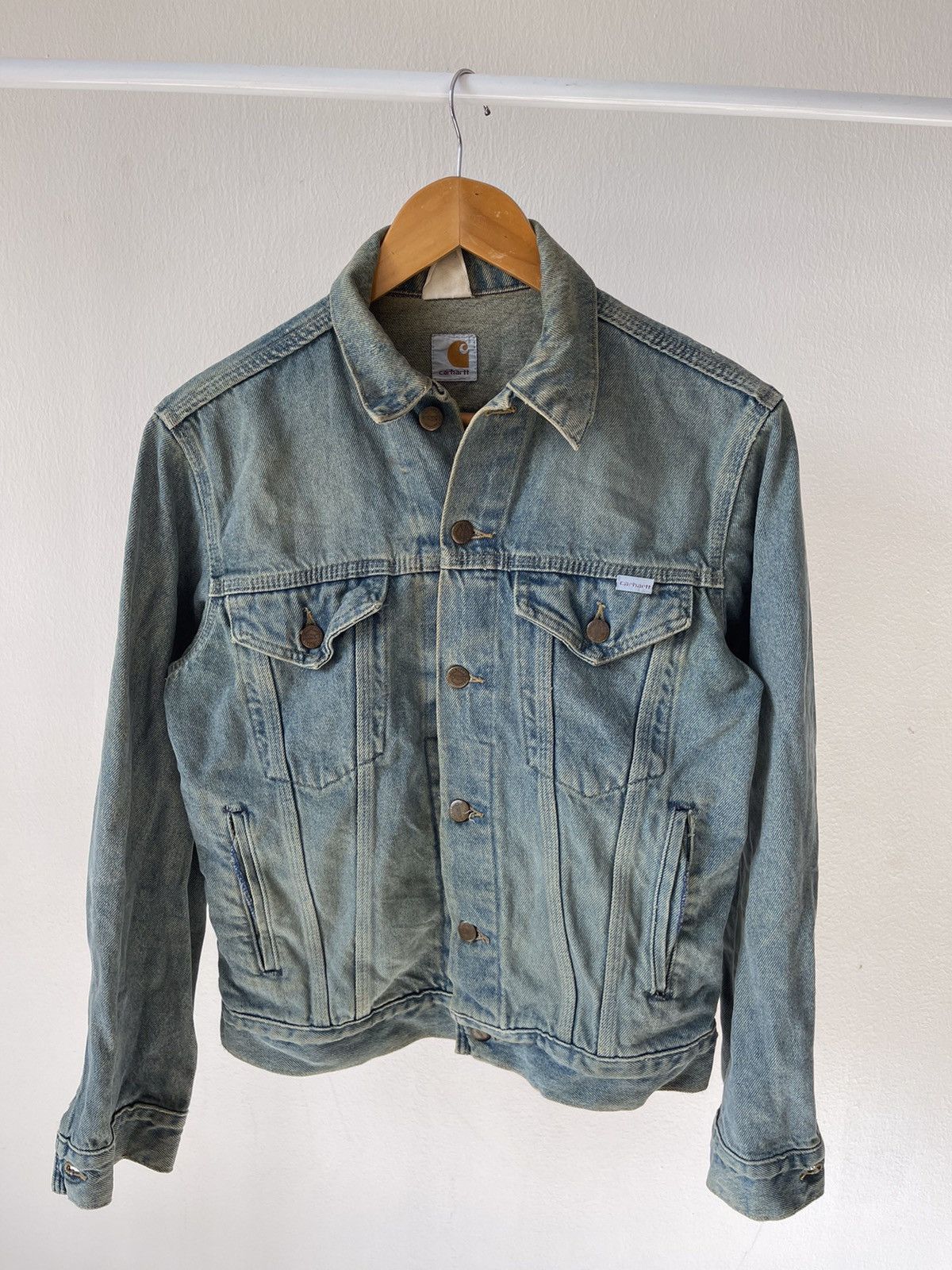 Carhartt × Vintage 1889-1989 100year Carhartt Denim Jacket Size US S / EU 44-46 / 1 - 6 Thumbnail