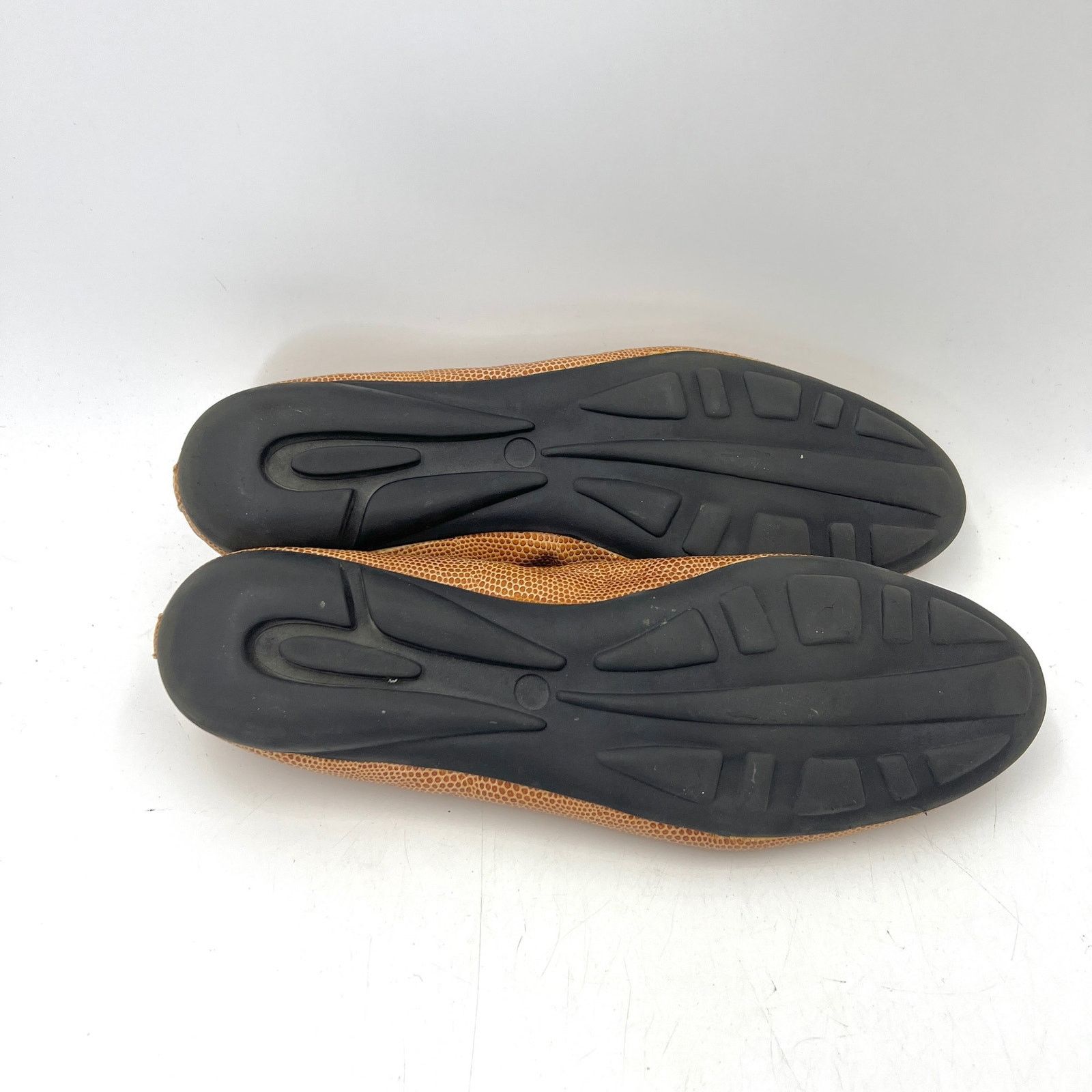 Other Paul Mayer Ballet Flats Lizard Embossed Leather Tan Brown Size US 8 / IT 38 - 9 Thumbnail