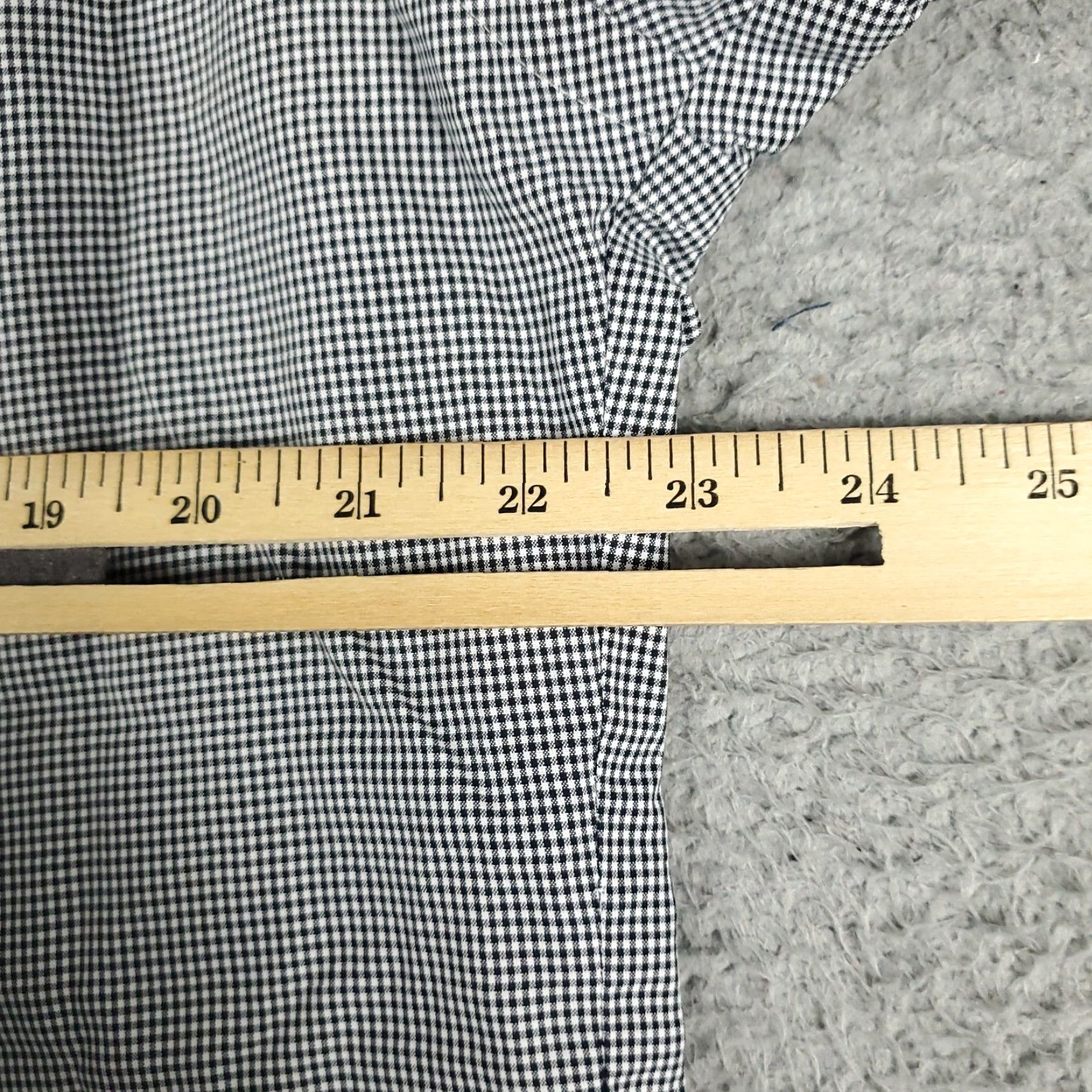 Ralph Lauren Ralph Lauren Dress Shirt Mens 17.5 Blue Check Long Sleeve Button Up Casual Business Size 46R - 6 Thumbnail