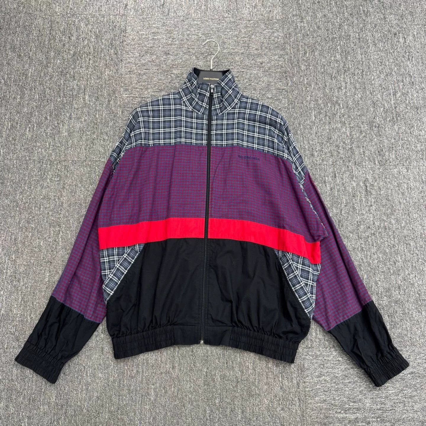 Balenciaga Balenciaga Plaid Paneled Jacket Size US L / EU 52-54 / 3 - 1 Thumbnail