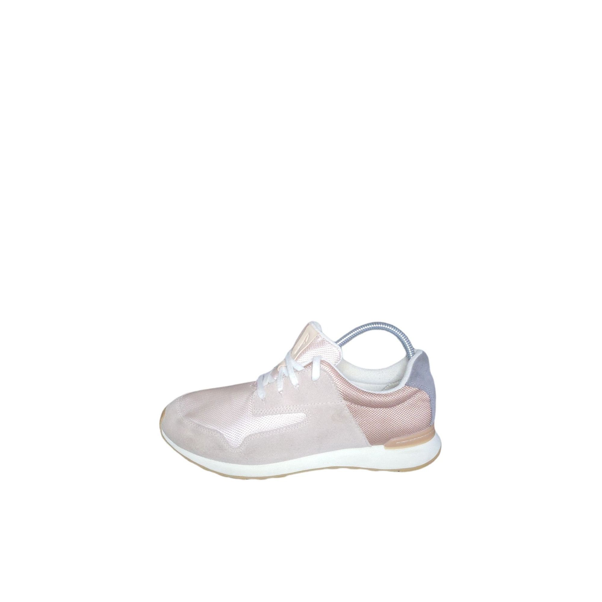 Clarks Clarks Sneakers Women Sz 10 Lace Up Suede Copper Salmon Ever Size US 10 / IT 40 - 1 Thumbnail
