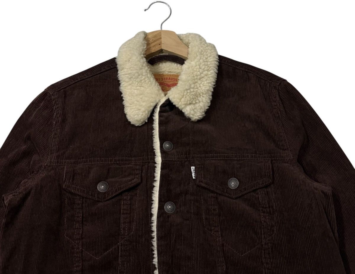 Levi's Vintage Levis Strauss & Co Corduroy Sherpa Fleece Jacket Size US XS / EU 42 / 0 - 6 Thumbnail