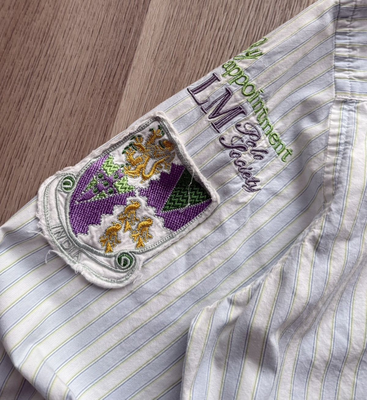 La Martina La Martina The Prince of Wales Polo Cup Striped Button Shirt Size US L / EU 52-54 / 3 - 11 Thumbnail