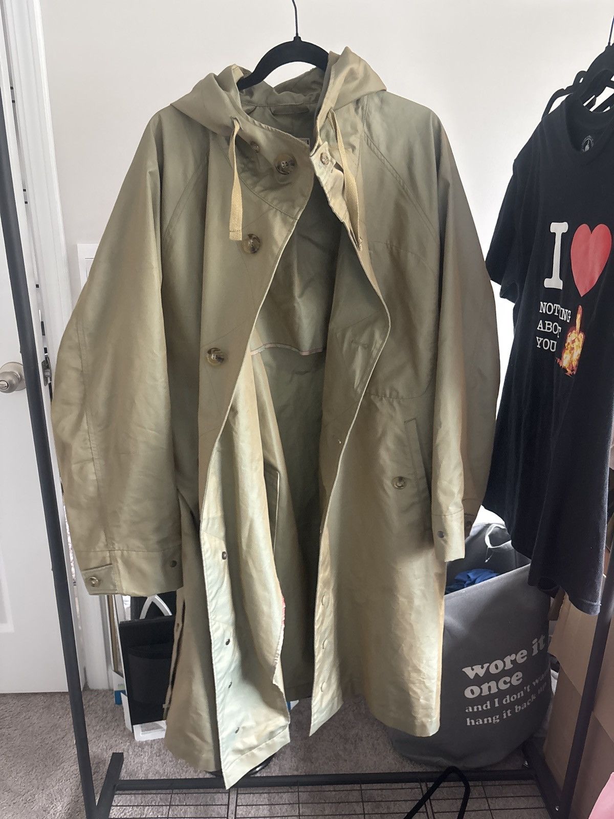 Baracuta Baracuta Metallic/green finish trench coat Size US L / EU 52-54 / 3 - 4 Thumbnail