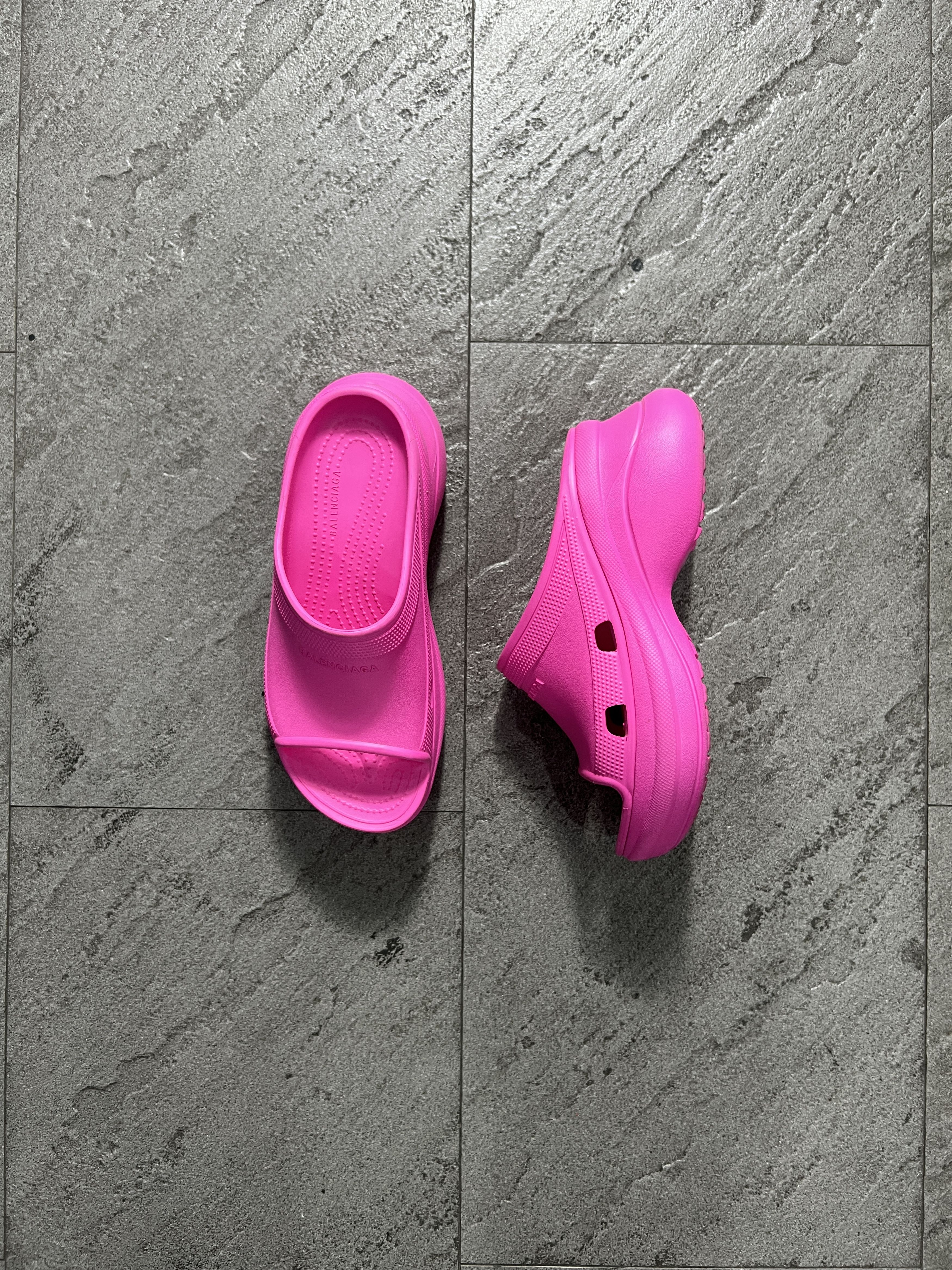Balenciaga × Crocs Balenciaga X Crocs Platform Slide Pink EU38 Size US 8 / IT 38 - 1 Thumbnail