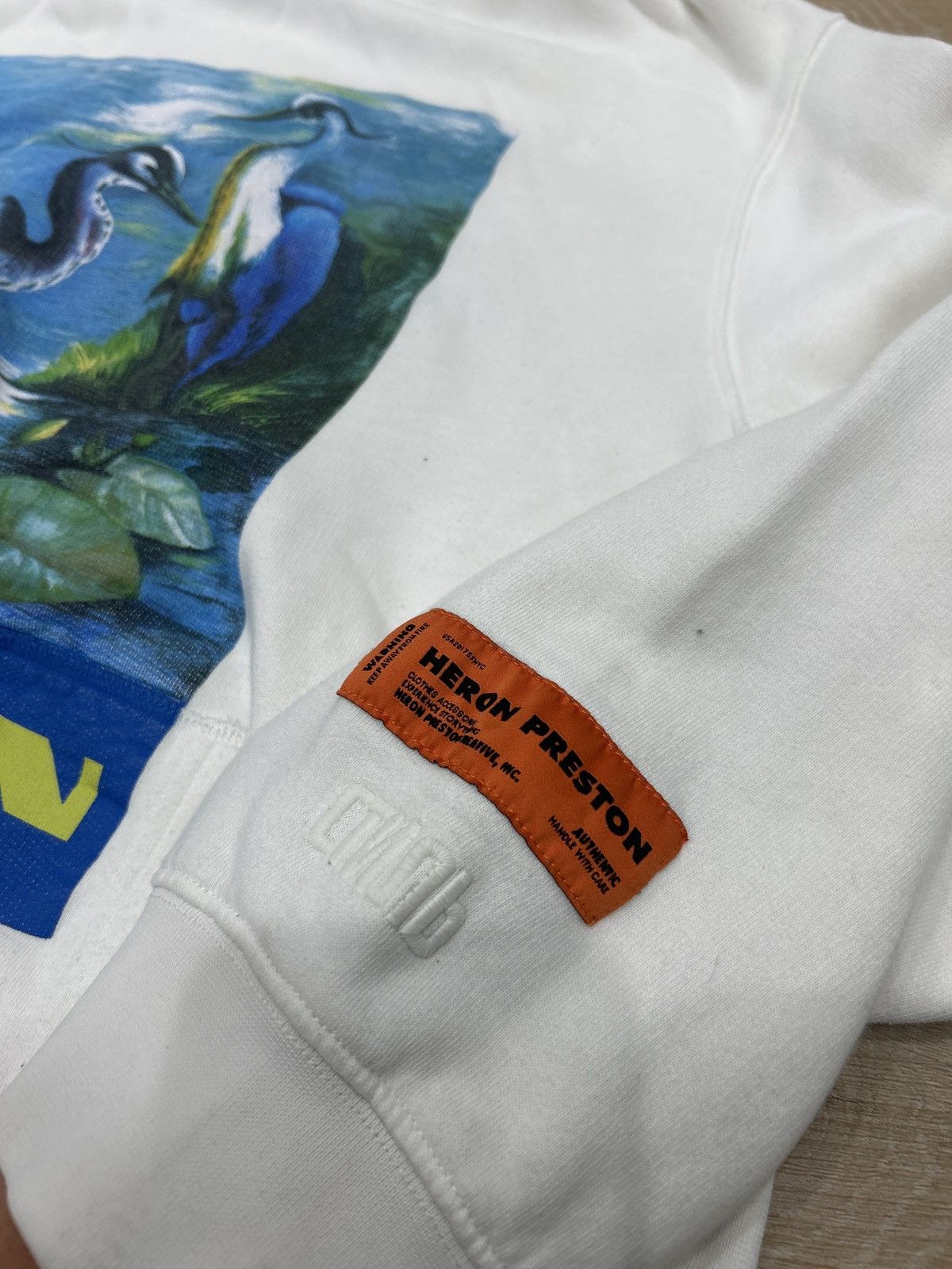 Heron Preston White preston heron hoodie Size US L / EU 52-54 / 3 - 3 Thumbnail