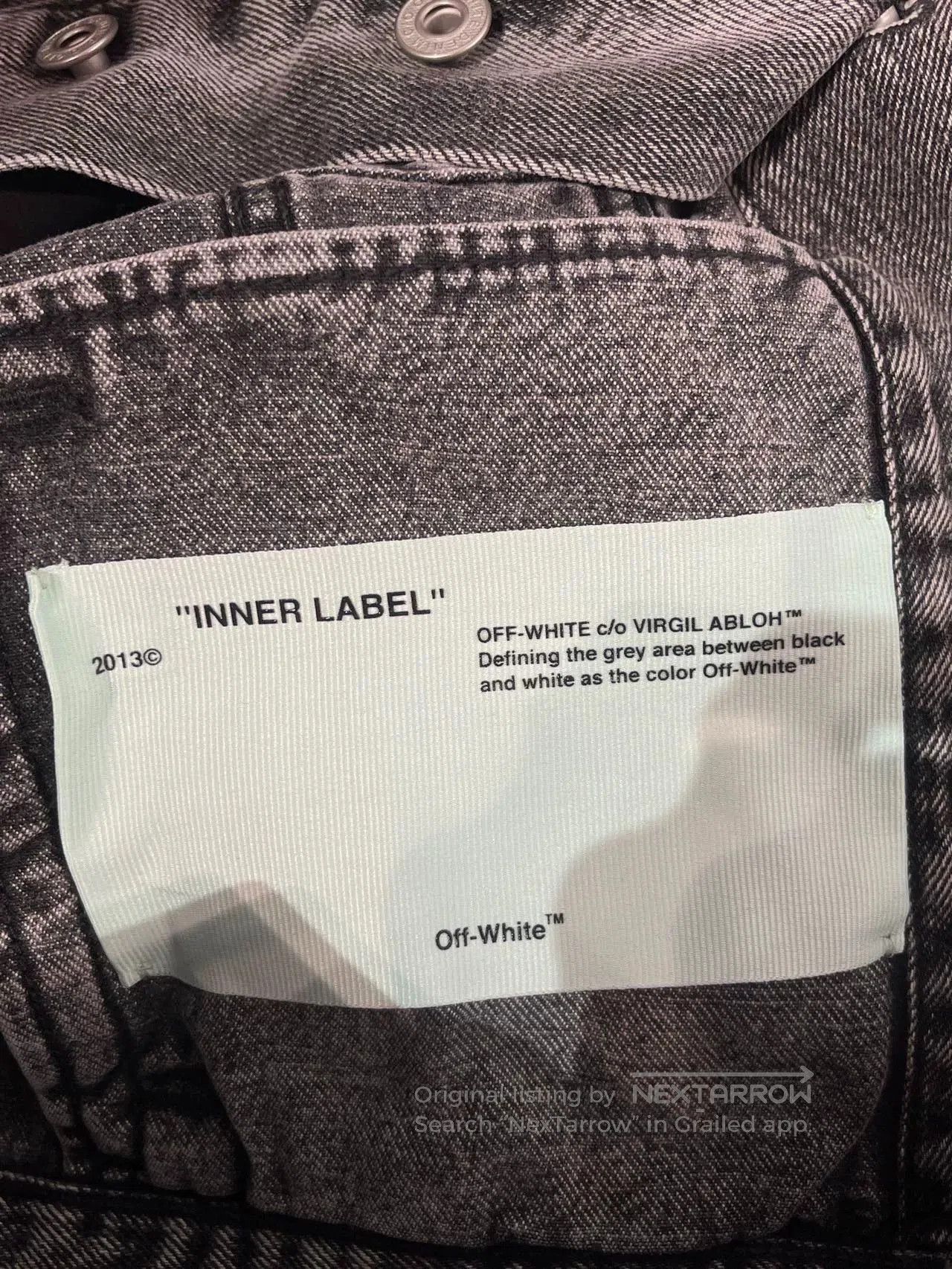 Off-White Off-White Women's Denim Jacket High Street Style. Size S / US 4 / IT 40 - 7 Thumbnail