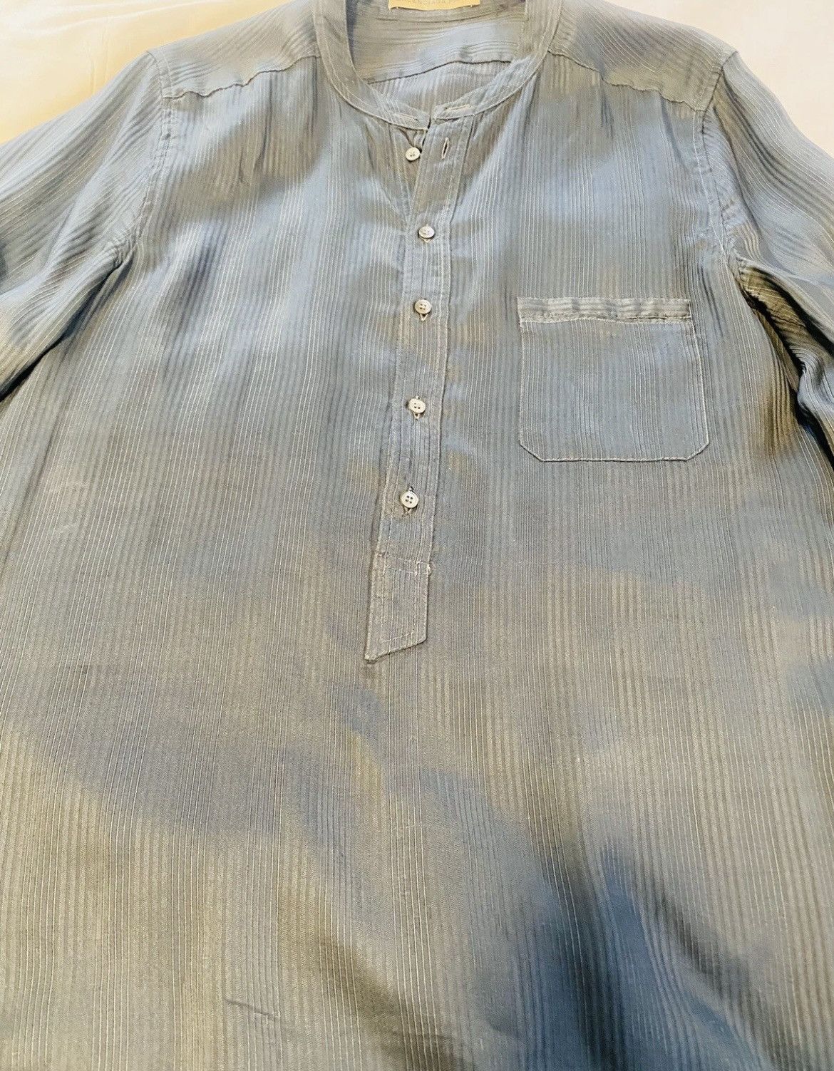 Balenciaga Balenciaga Men Silk Shirt Size US M / EU 48-50 / 2 - 8 Thumbnail