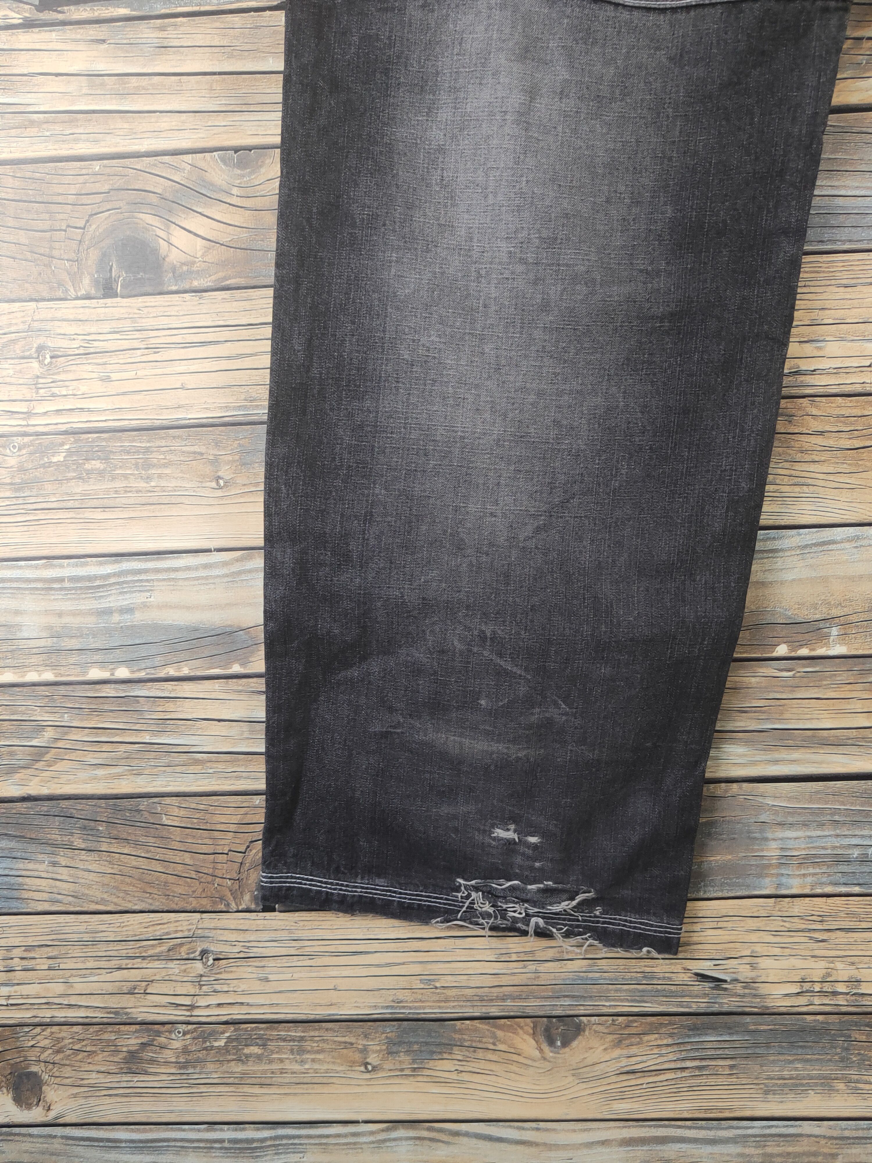 Enyce DL Enyce Black Distressed Ripped Jeans #1902 Size US 32 / EU 48 - 12 Thumbnail