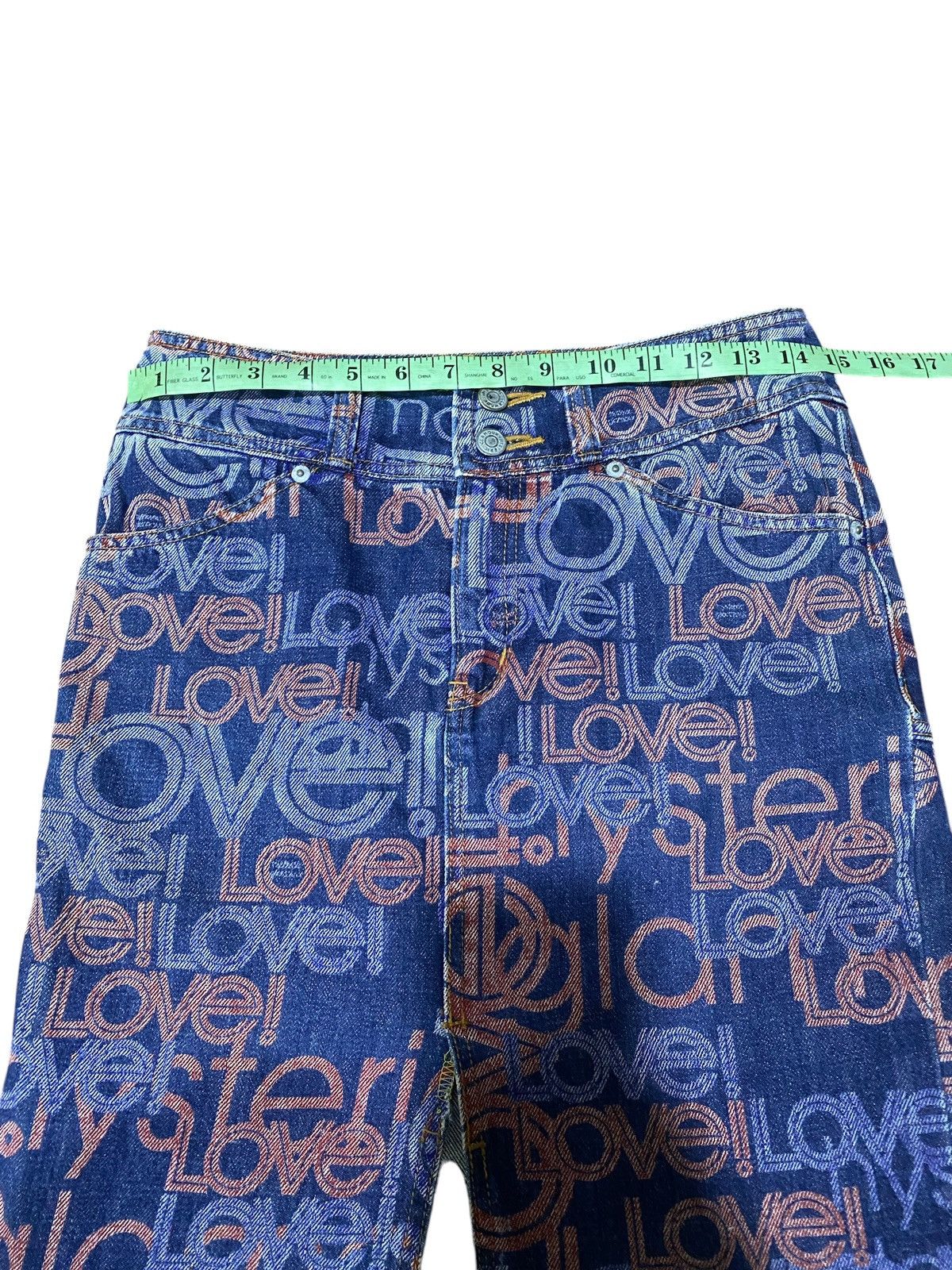 Hysteric Glamour Vintage Hysteric Glamour Fullprint Denim Maxi Skirt Size 30" / US 8 / IT 44 - 12 Thumbnail