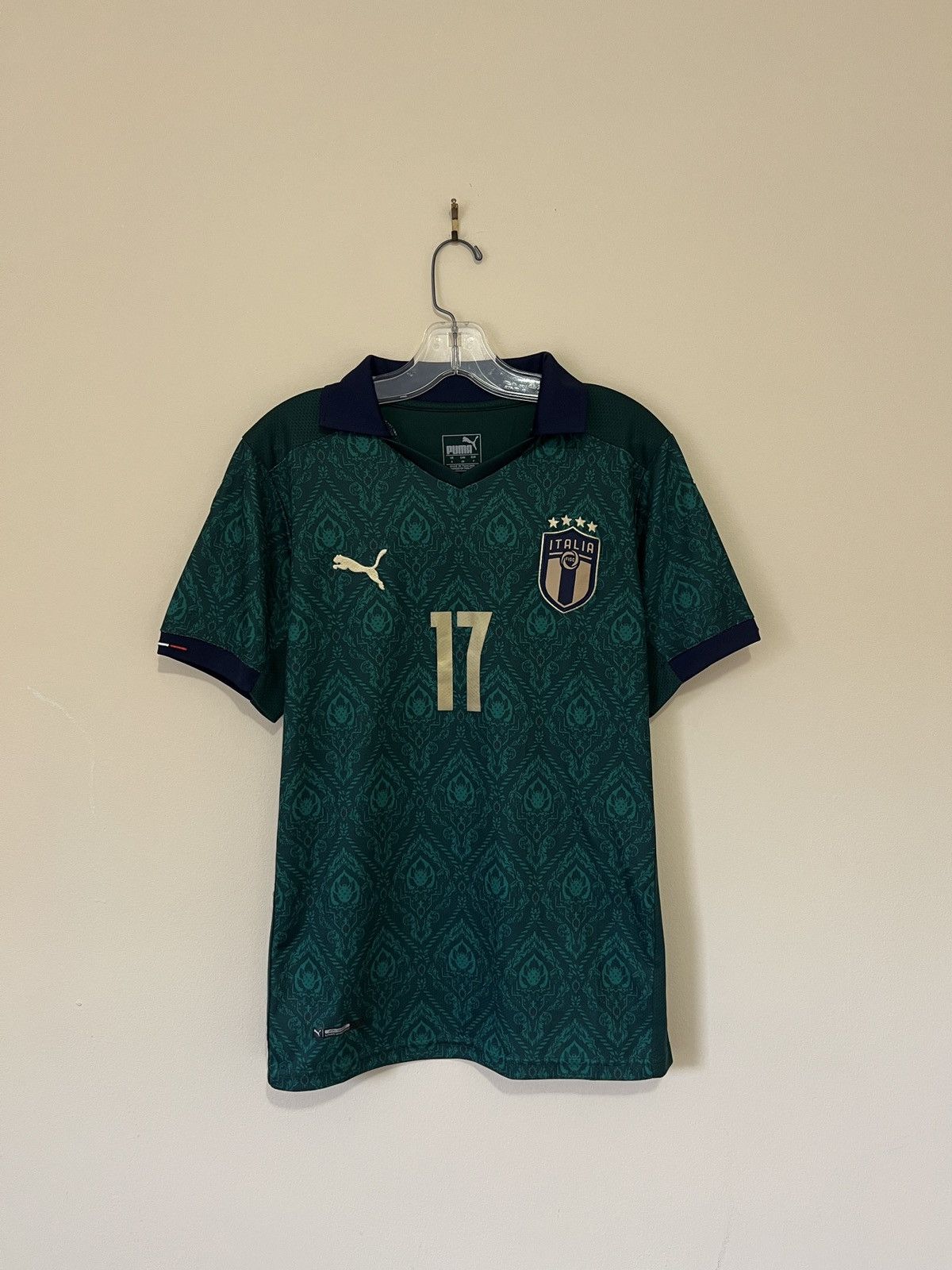 Puma 2019-20 Puma Italy Football T-Shirt Immobile #17 Size US S / EU 44-46 / 1 - 1 Thumbnail