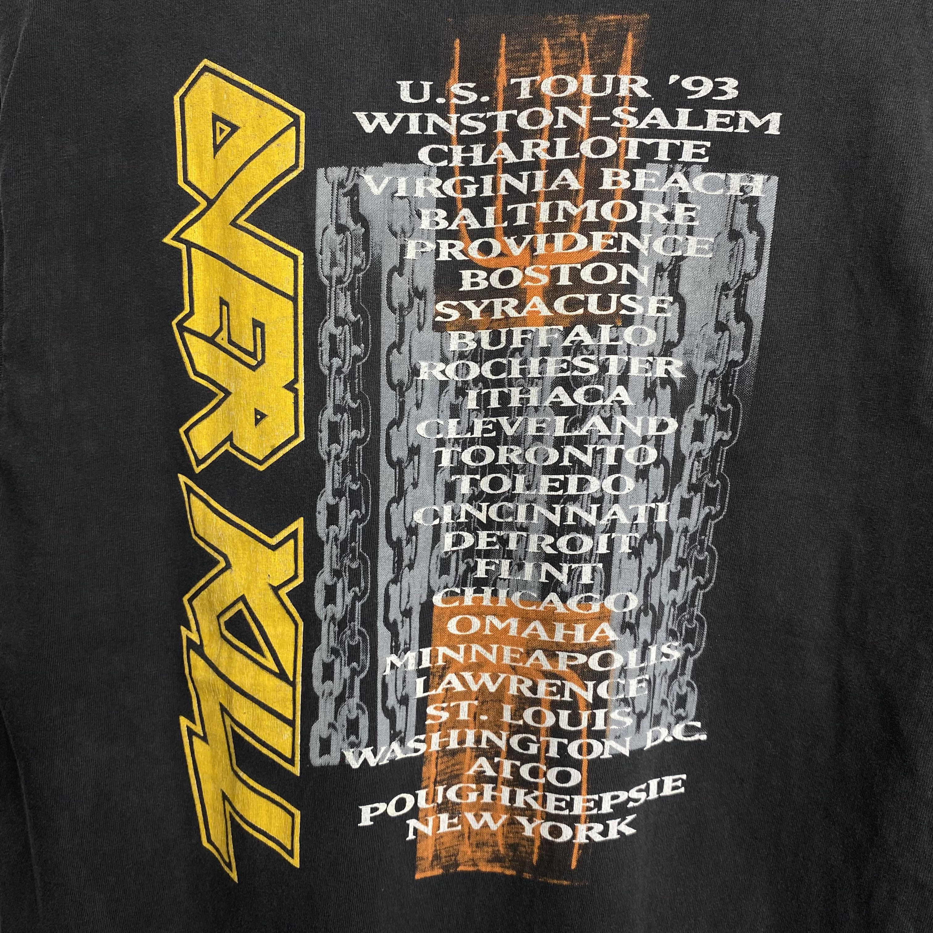 Band Tees OVERKILL Vintage 1993 US TOUR Shirt Size US L / EU 52-54 / 3 - 5 Thumbnail