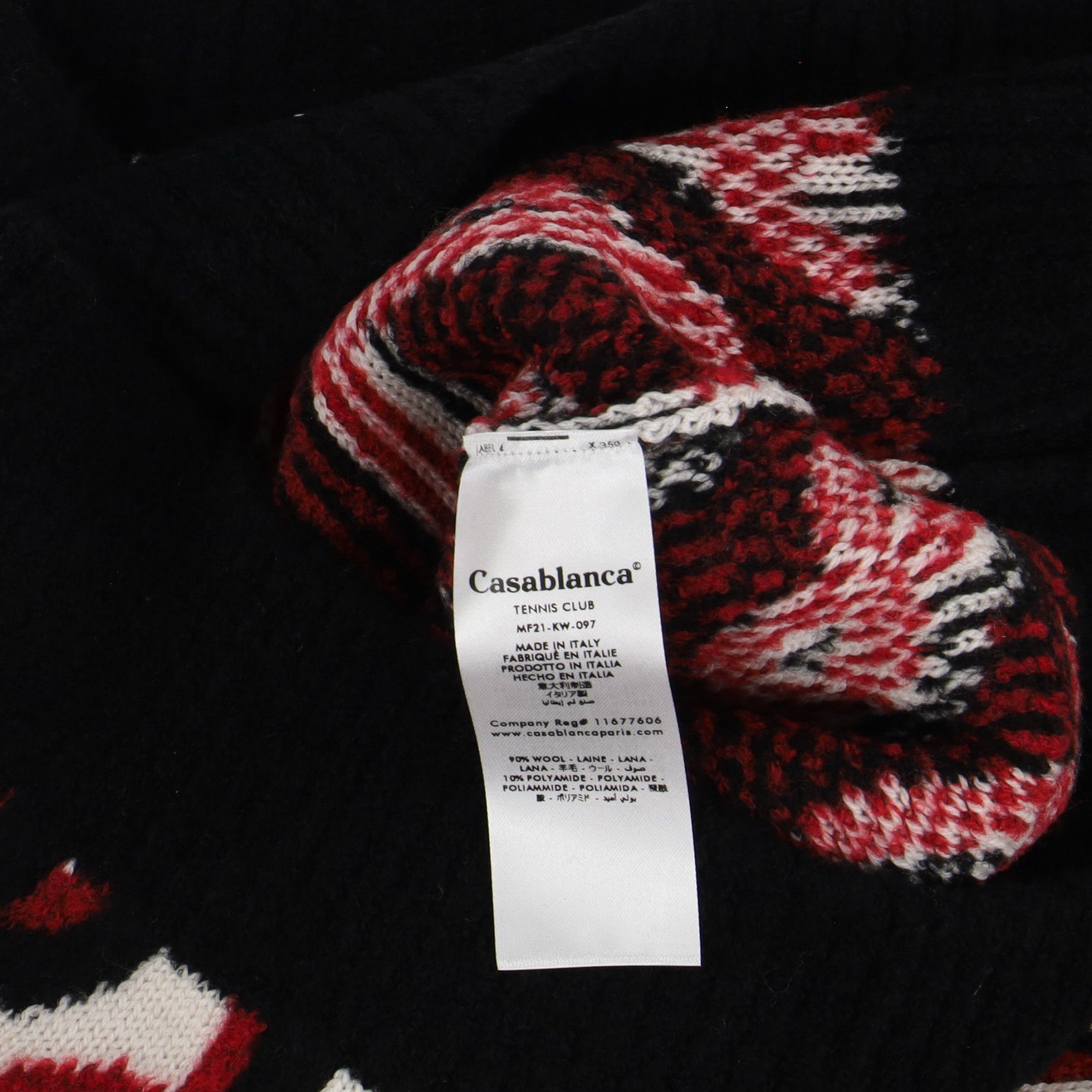 Casablanca 3D Monogram Logo Wool Sweater Size XS / US 0-2 / IT 36-38 - 6 Thumbnail