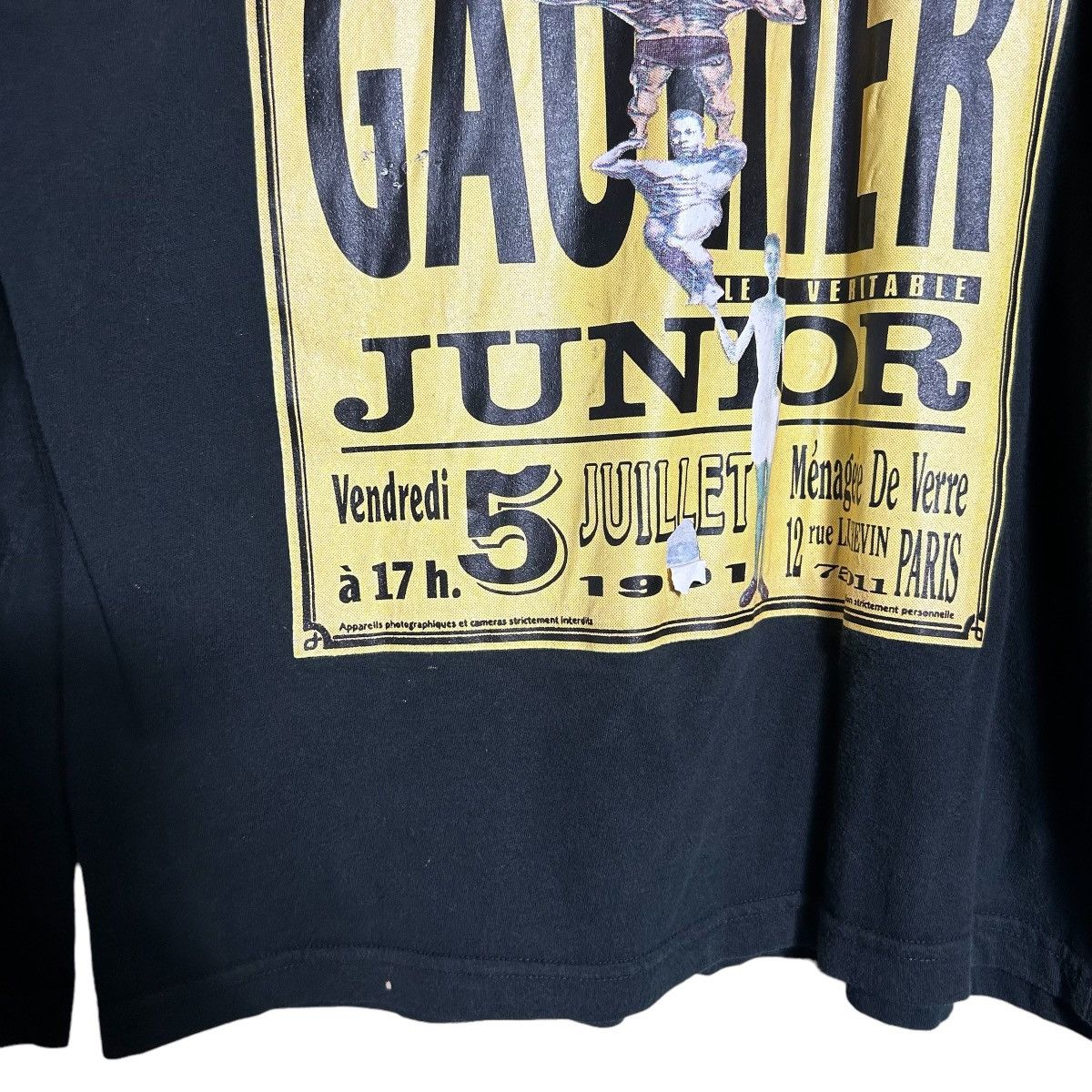 Jean Paul Gaultier Vintage 90s Junior Gaultier Pop Art Long Sleeve TShirt Size US M / EU 48-50 / 2 - 4 Thumbnail