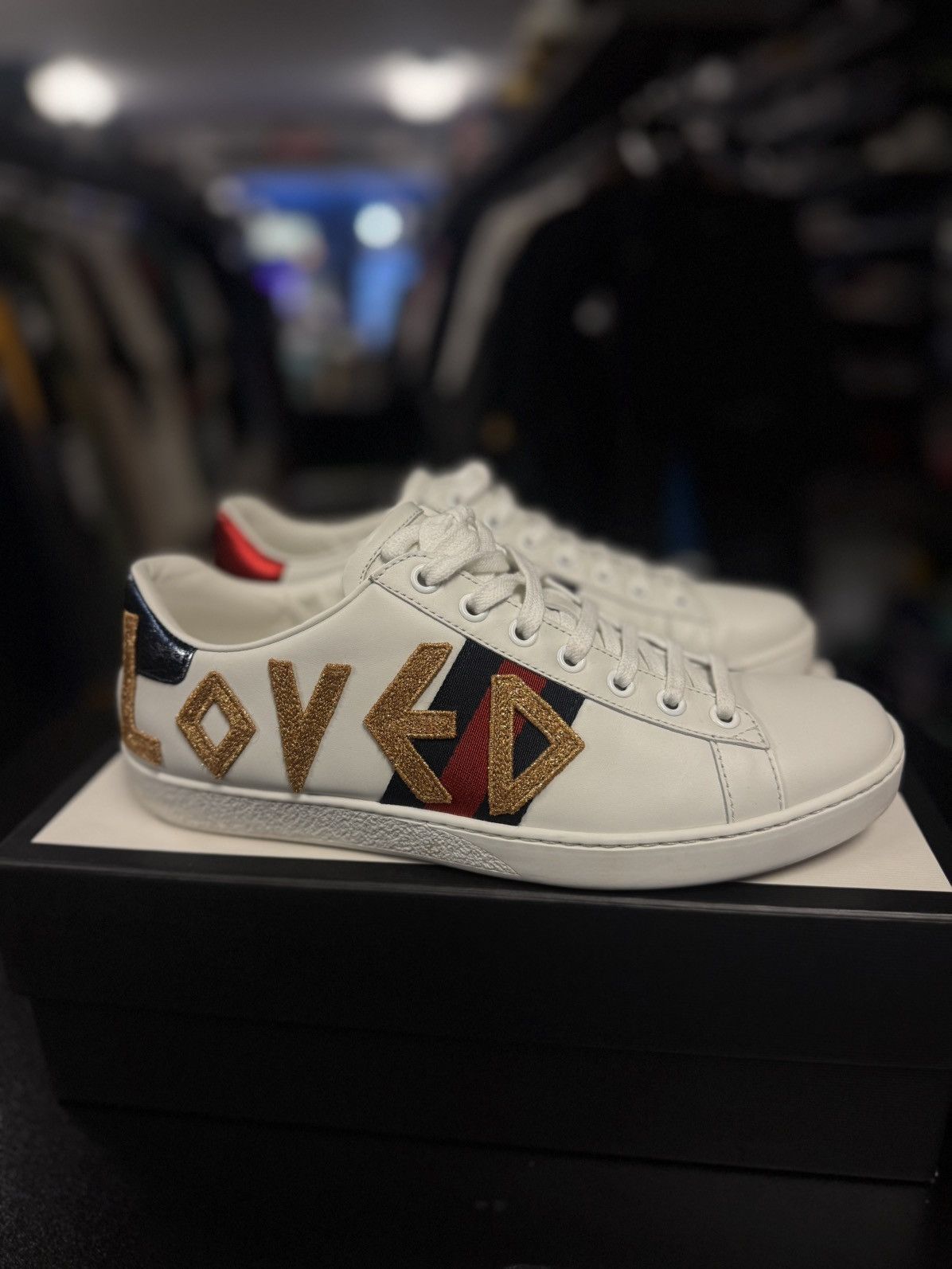 Gucci Gucci Low Top “Loved” Sneakers Colorful Size 38G Size US 8 / EU 41 - 1 Thumbnail