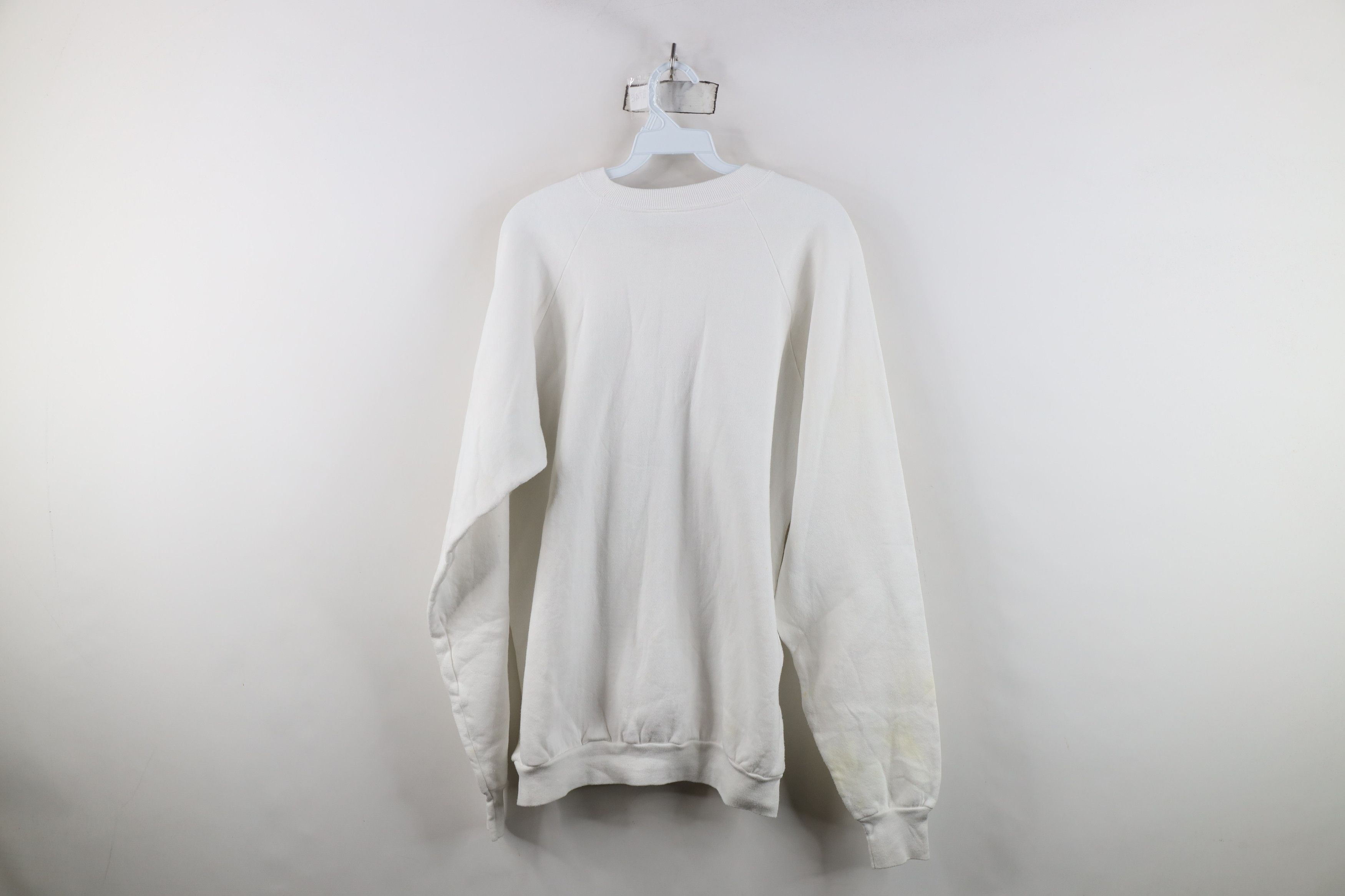 Vintage Vintage 90s Country Club High Fashion Sweatshirt White USA Size XL / US 12-14 / IT 48-50 - 14 Thumbnail