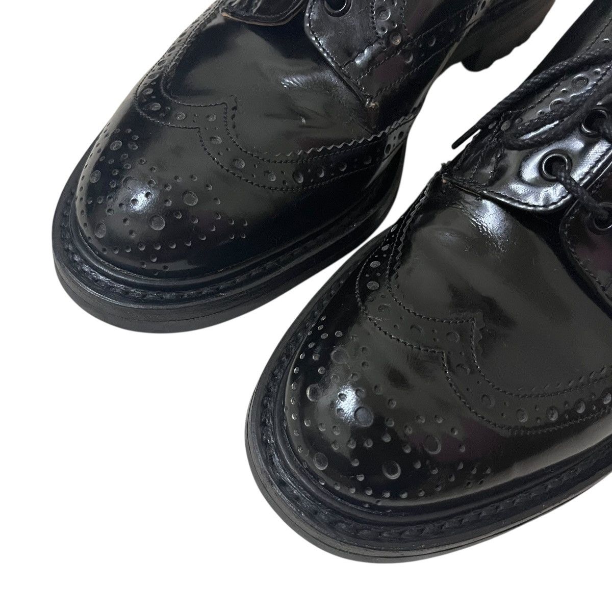 Nepenthes Authentic Nepenthes Needles England Wingtip Style Shoes Size US 8.5 / EU 41-42 - 3 Thumbnail