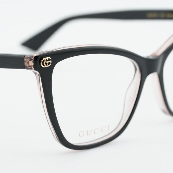 Gucci Gucci GG1817O 003 Eyeglasses Black 55mm Cat Eye Frame Size ONE SIZE - 6 Thumbnail