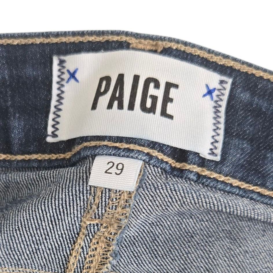 Paige Paige Womens Blue Jeans Size 29 Verdugo Ankle Dark Wash Size 29" - 8 Thumbnail