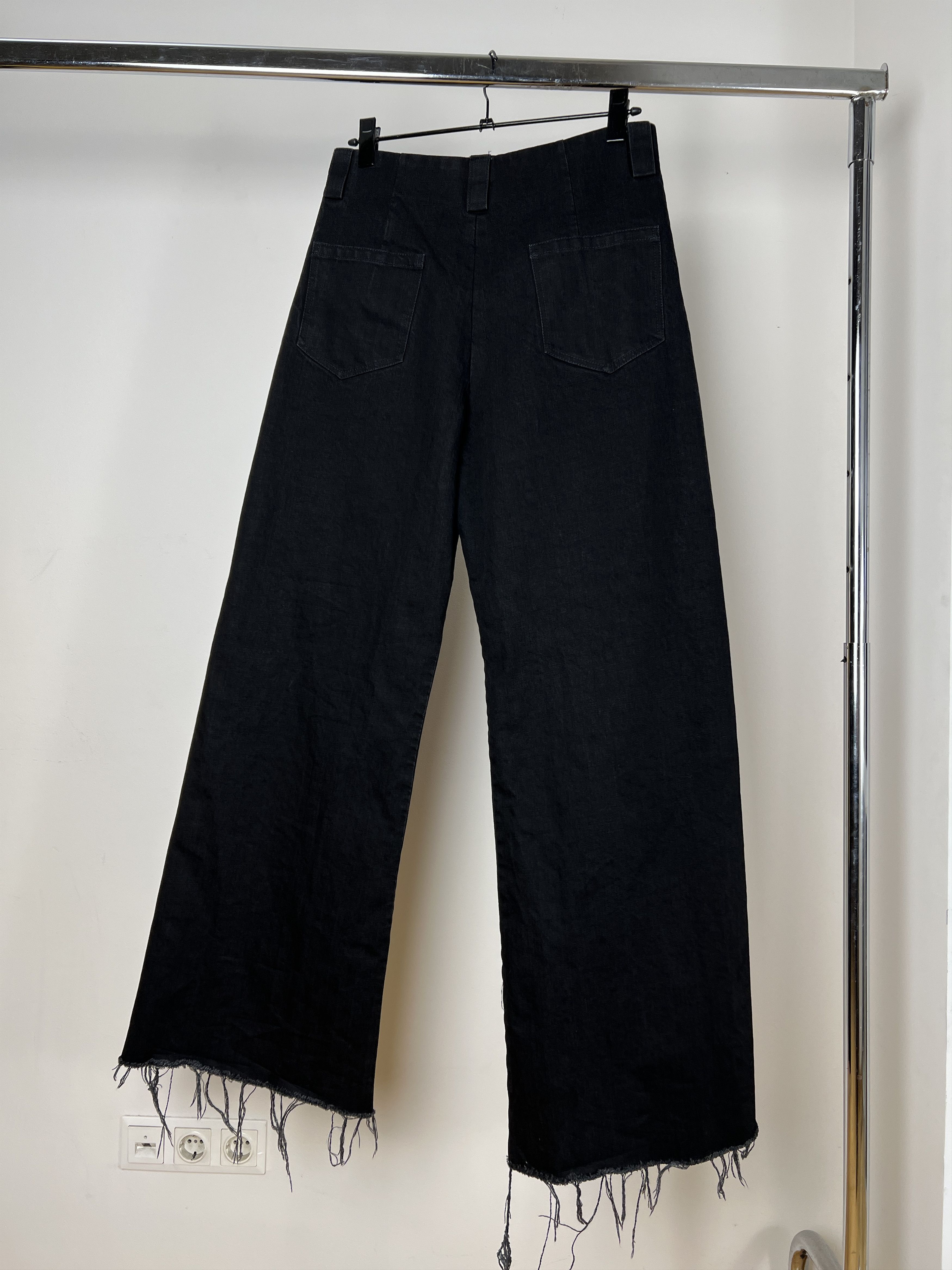 Other NKTRMNV WIDE DENIM PANTS BLACK 01.01 Size US 36 / EU 52 - 18 Thumbnail