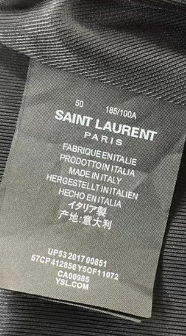 Saint Laurent Paris SS17 Saint Laurent “Darth Vader” L17 Leather Jacket Size US M / EU 48-50 / 2 - 4 Thumbnail