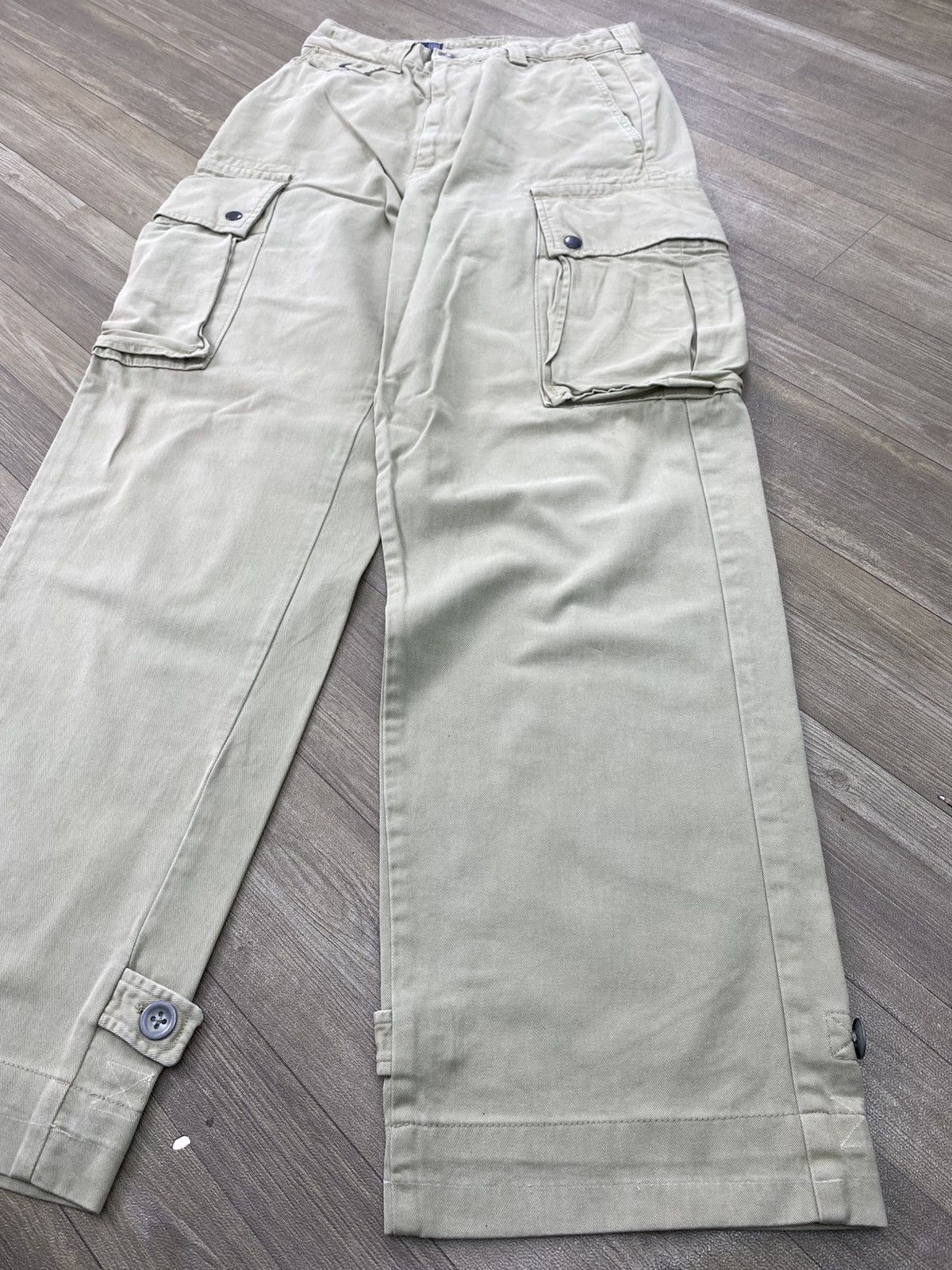 Polo Ralph Lauren Vintage Polo Ralph Lauren Baggy Military 3D Cargo Pants Size US 27 - 4 Thumbnail